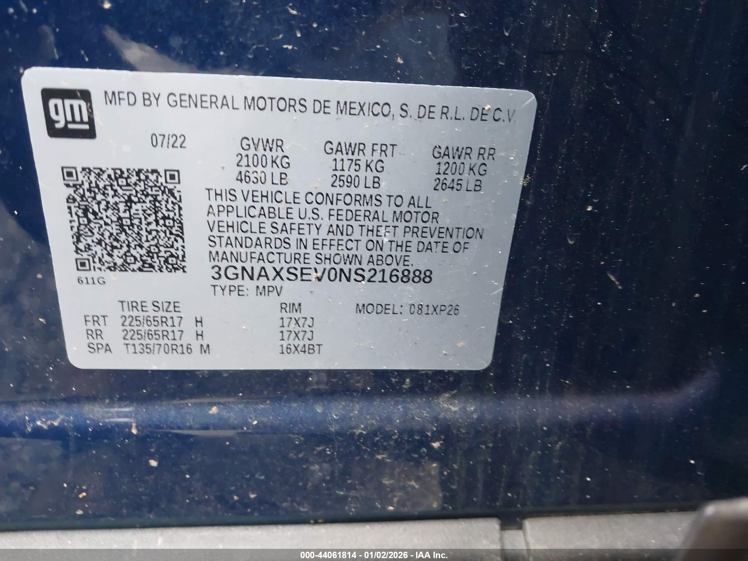 CHEVROLET EQUINOX image 9