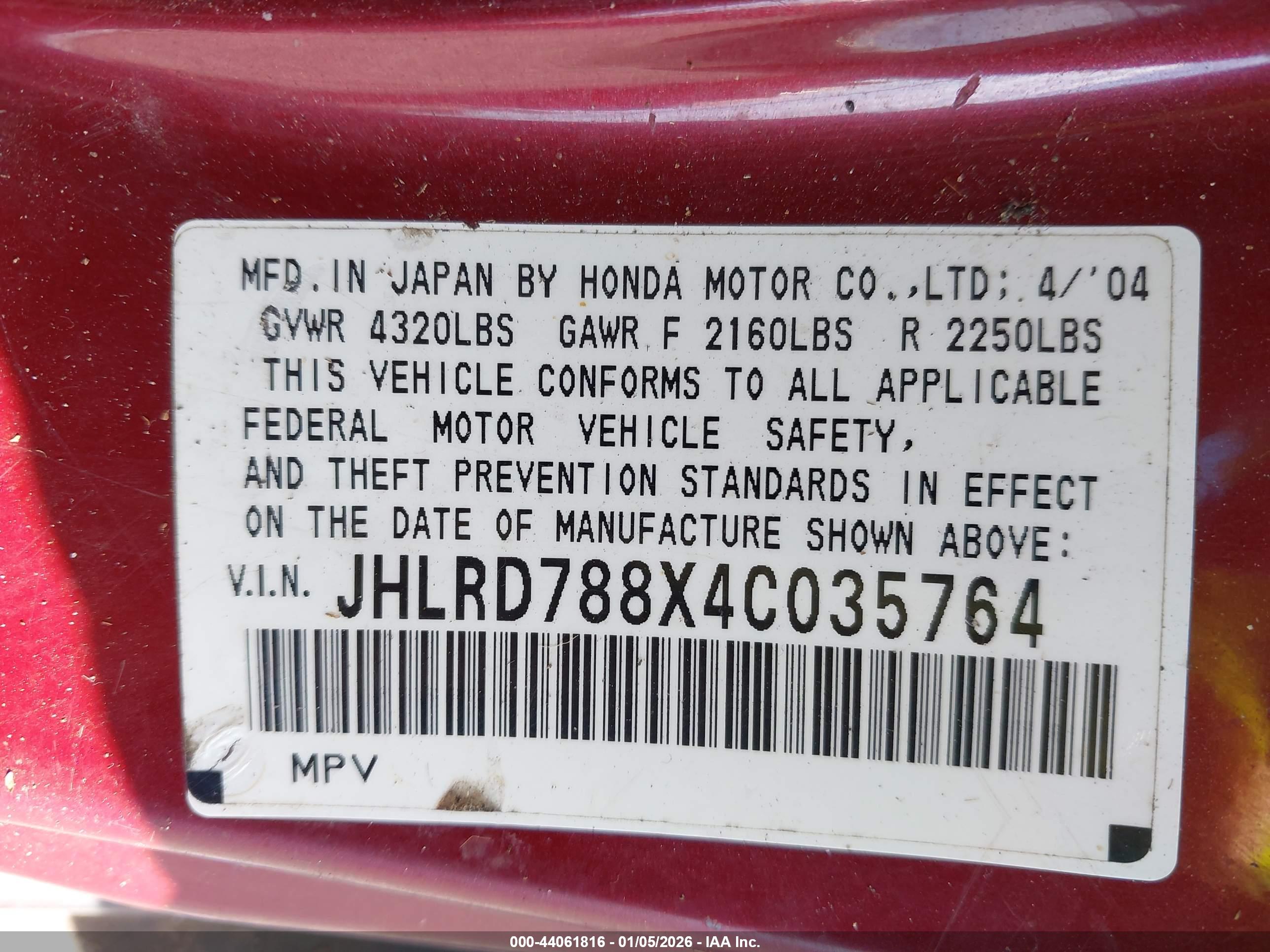 HONDA CR-V image 9