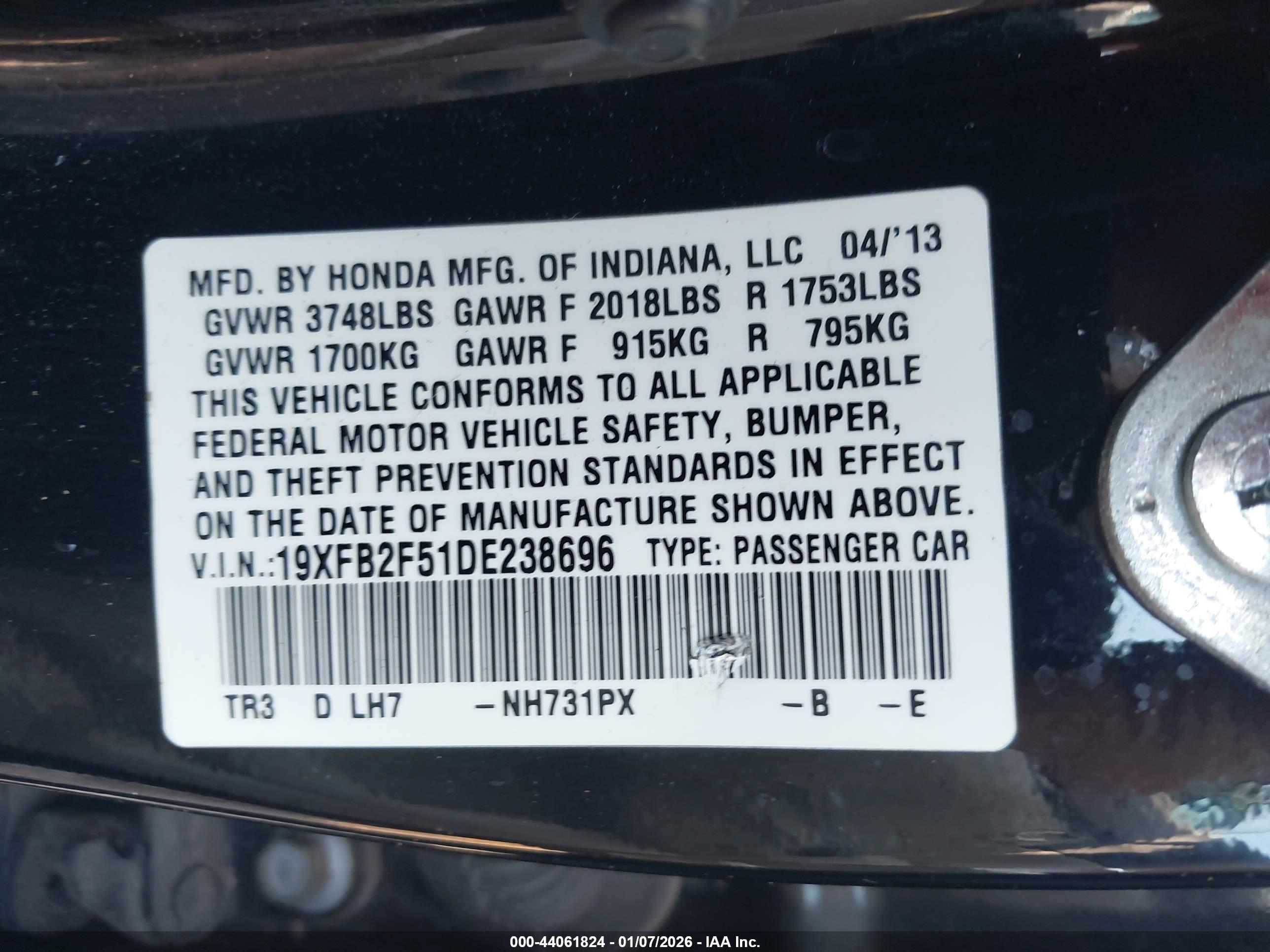 HONDA CIVIC image 9