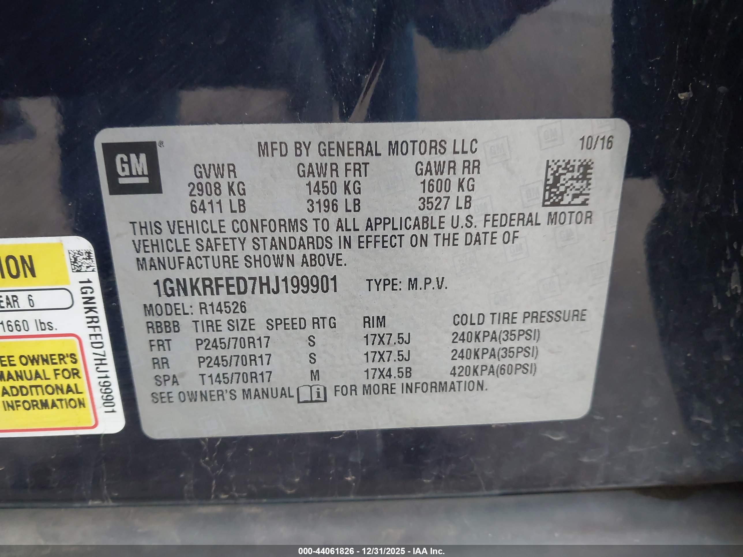 CHEVROLET TRAVERSE image 9