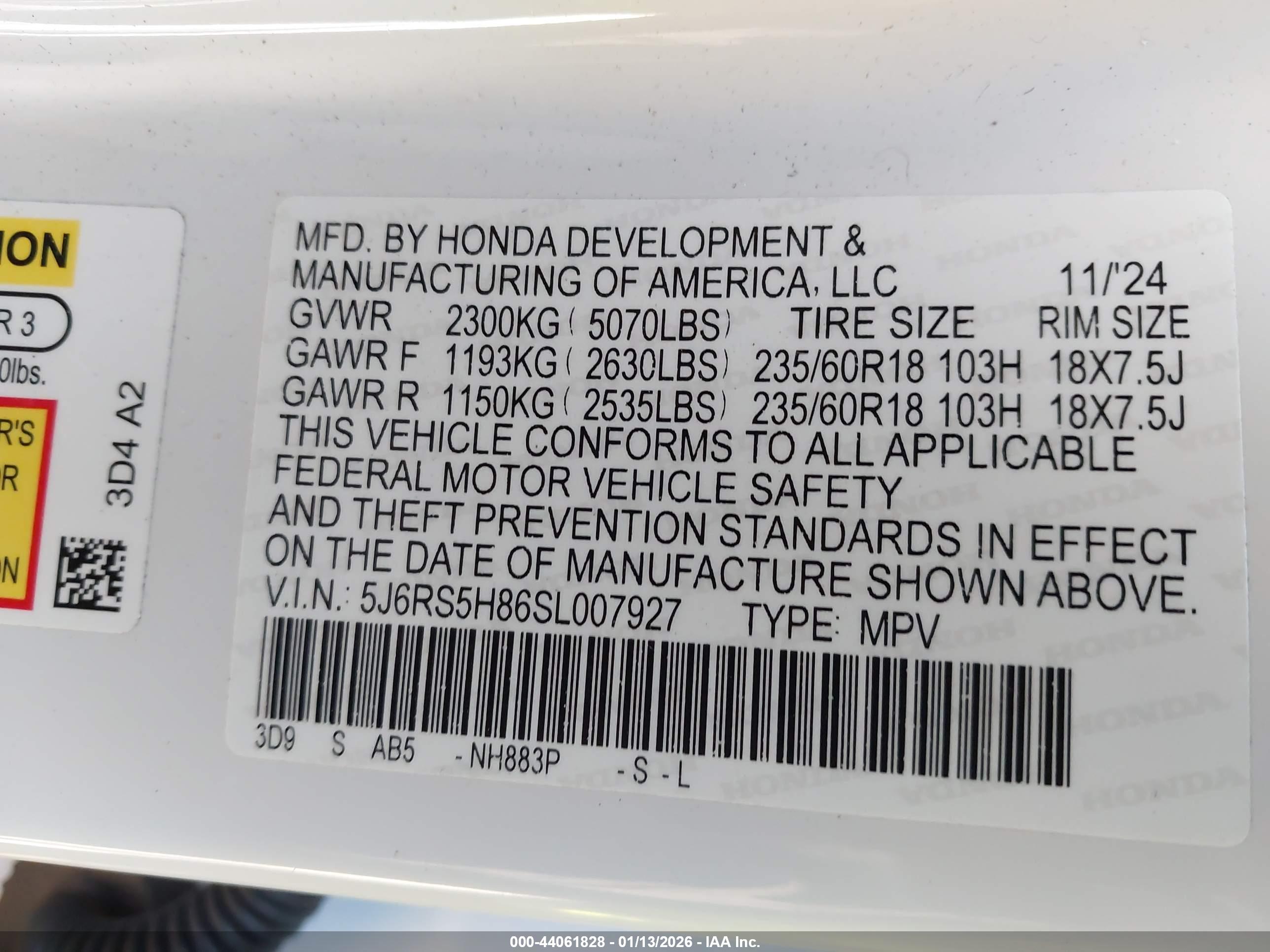 HONDA CR-V image 9