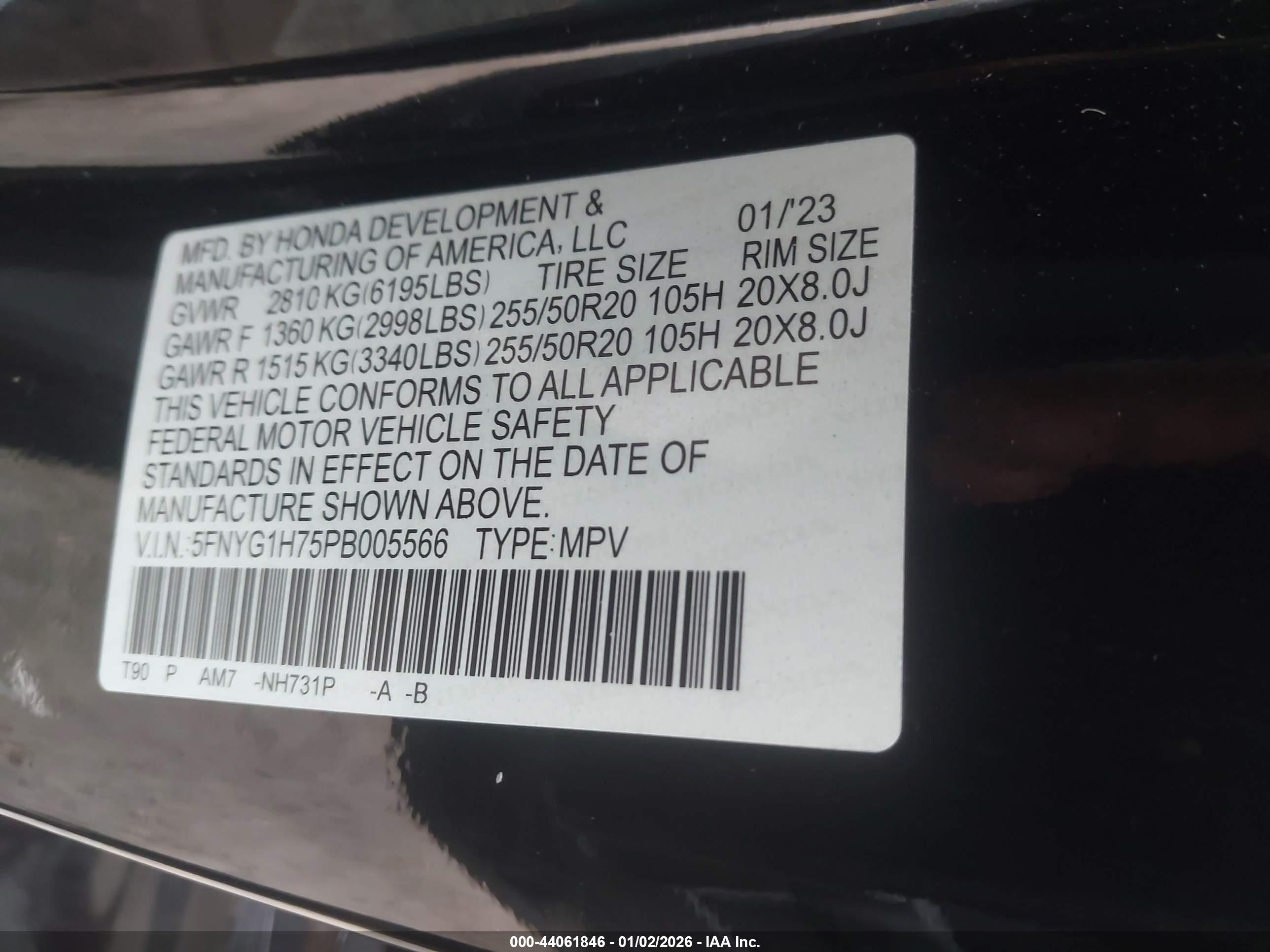 HONDA PILOT image 9