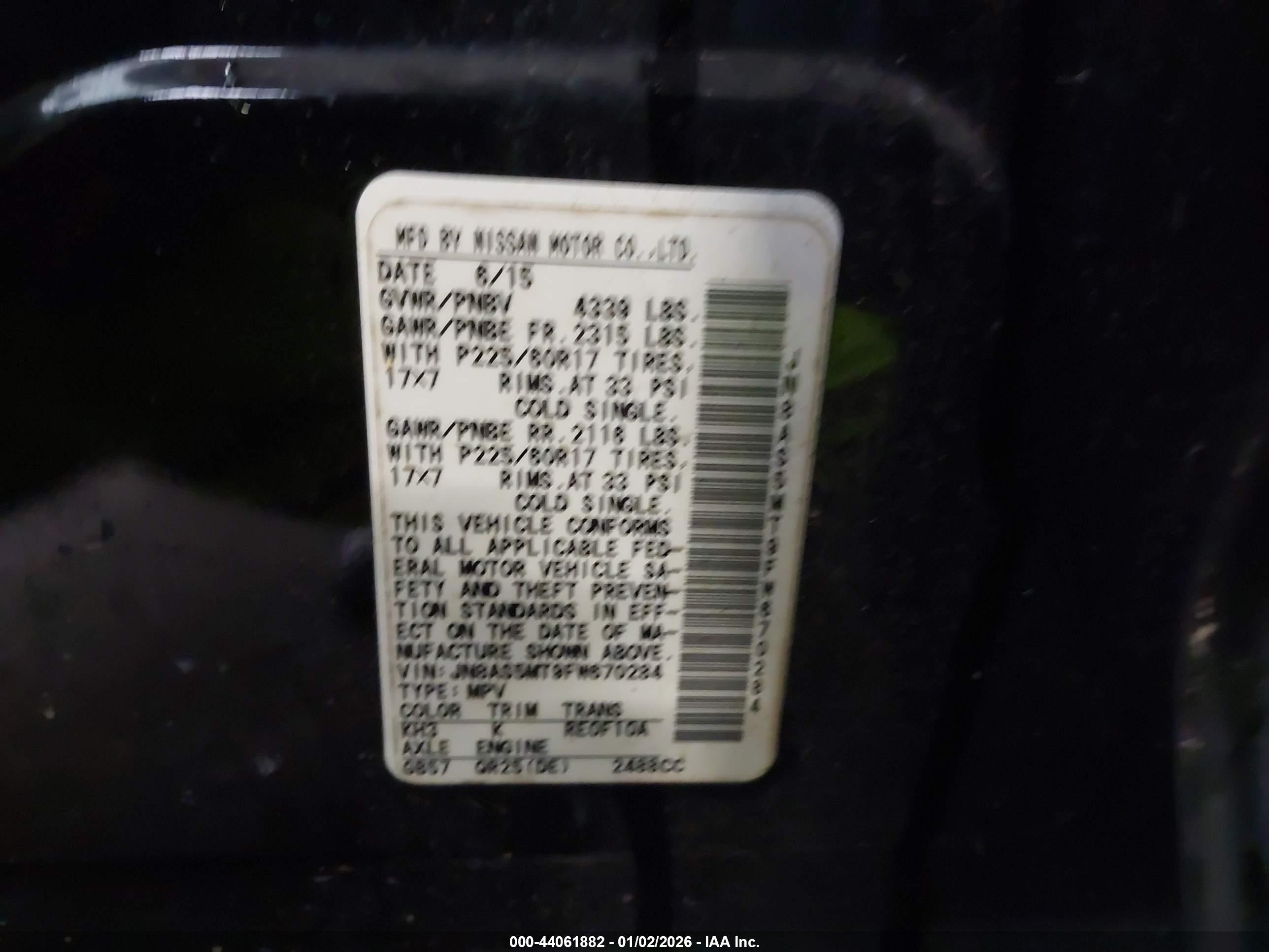 NISSAN ROGUE image 9