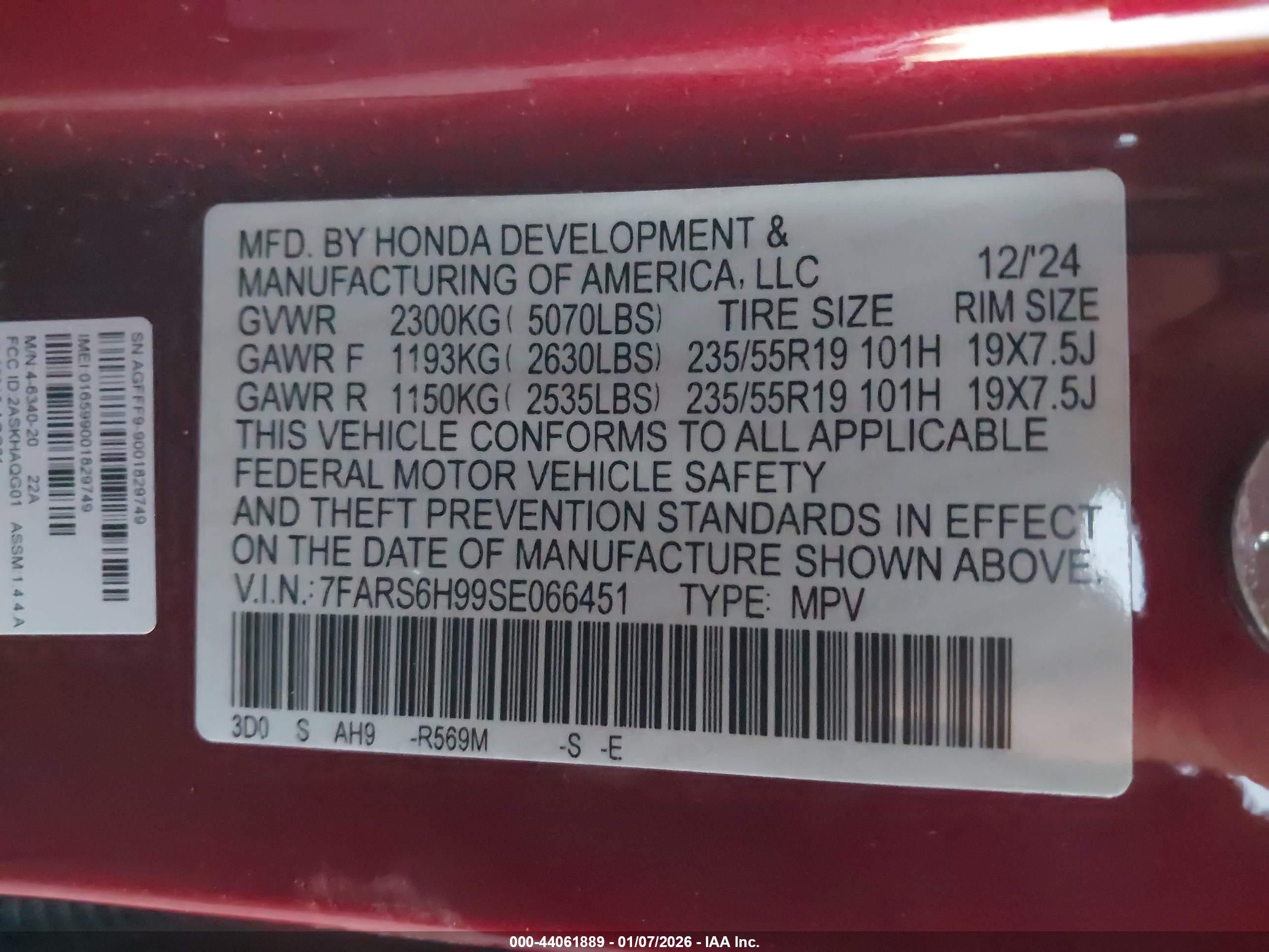 HONDA CR-V image 9