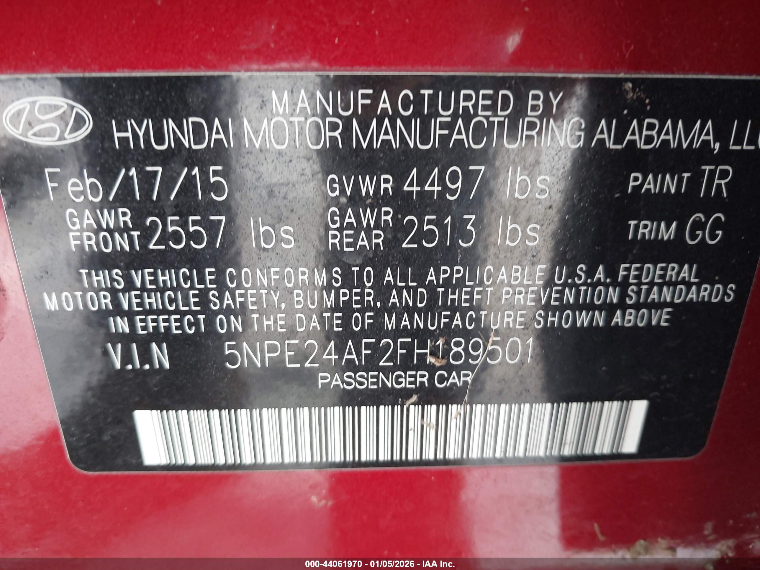 HYUNDAI SONATA image 9