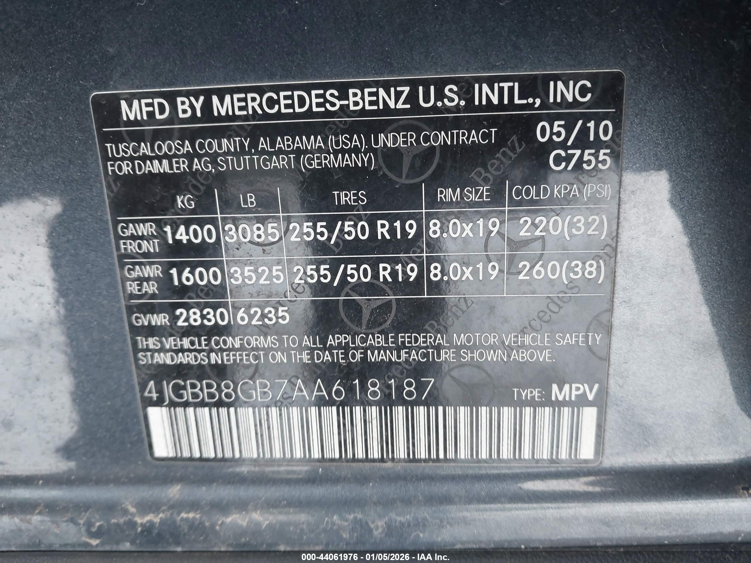 MERCEDES-BENZ ML image 9