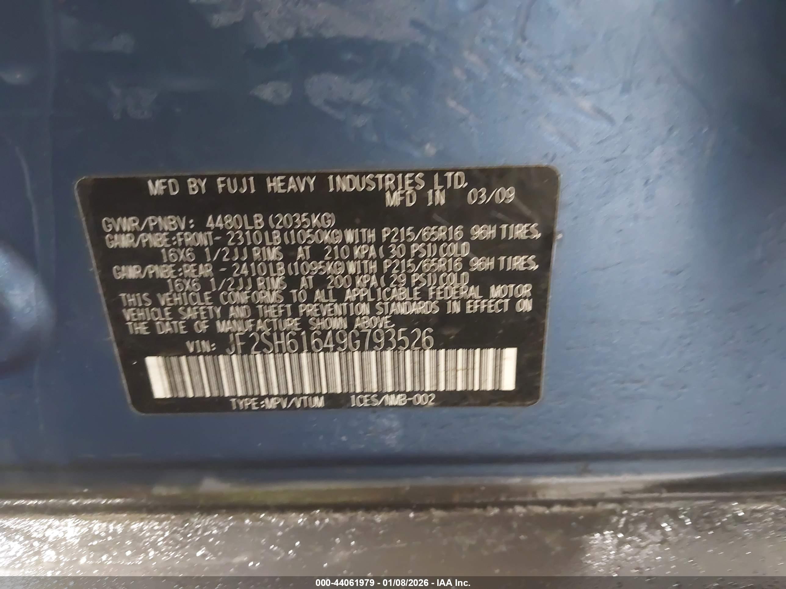 SUBARU FORESTER image 9