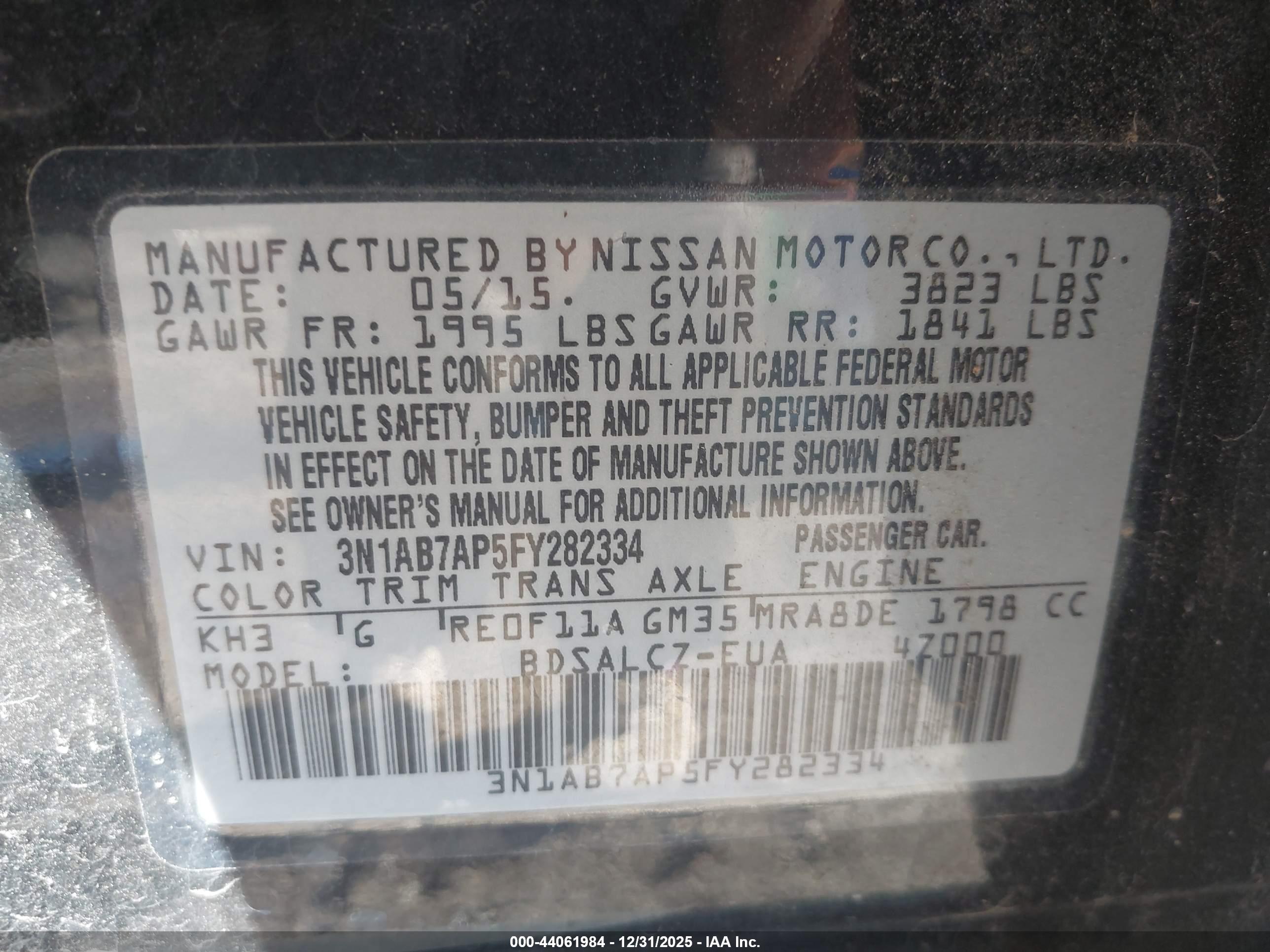 NISSAN SENTRA image 9