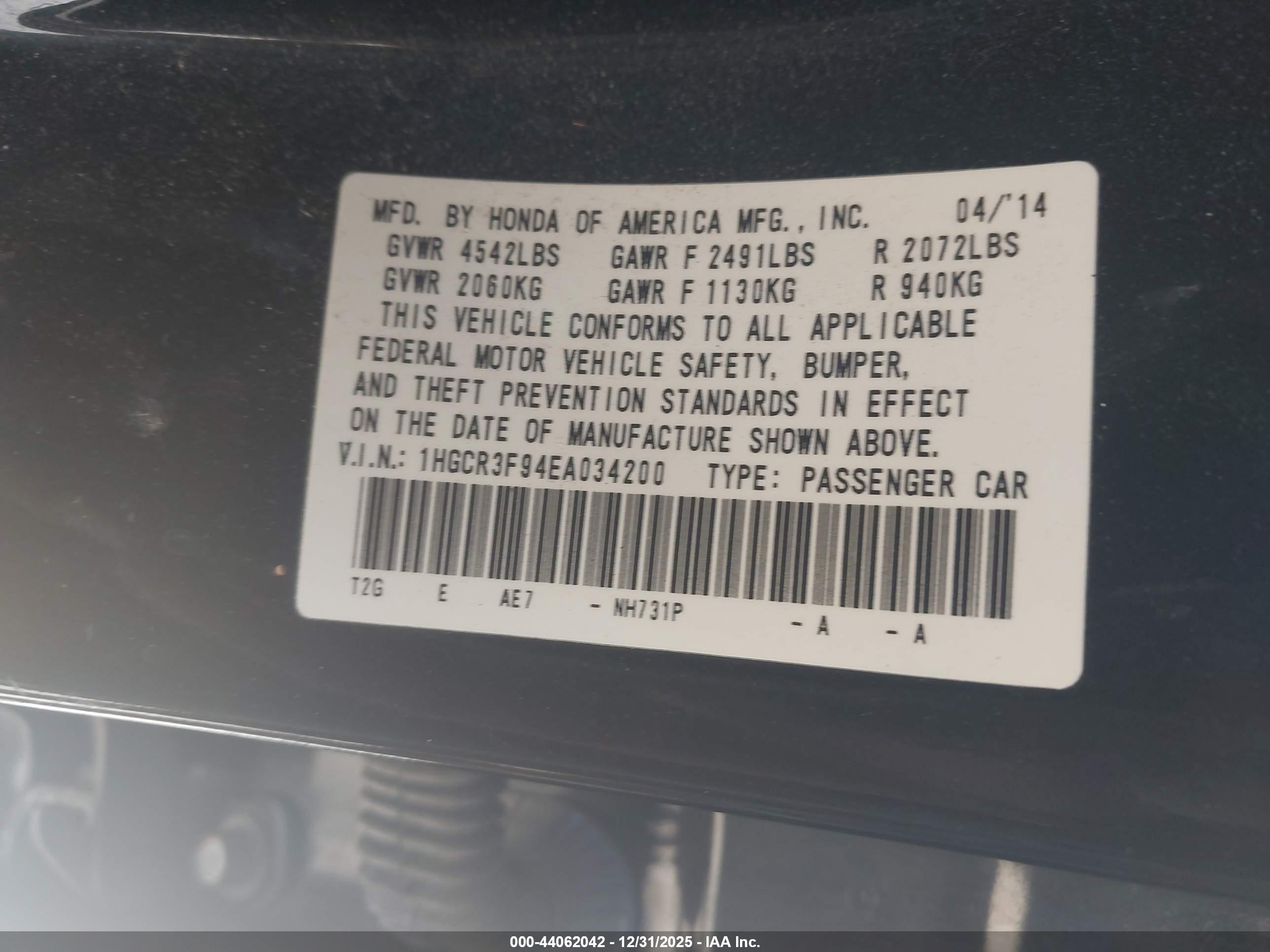 HONDA ACCORD image 9