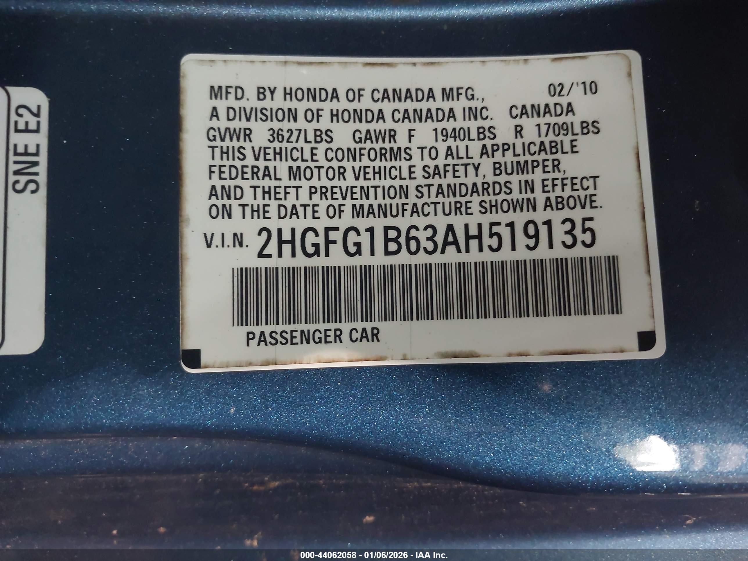 HONDA CIVIC image 9