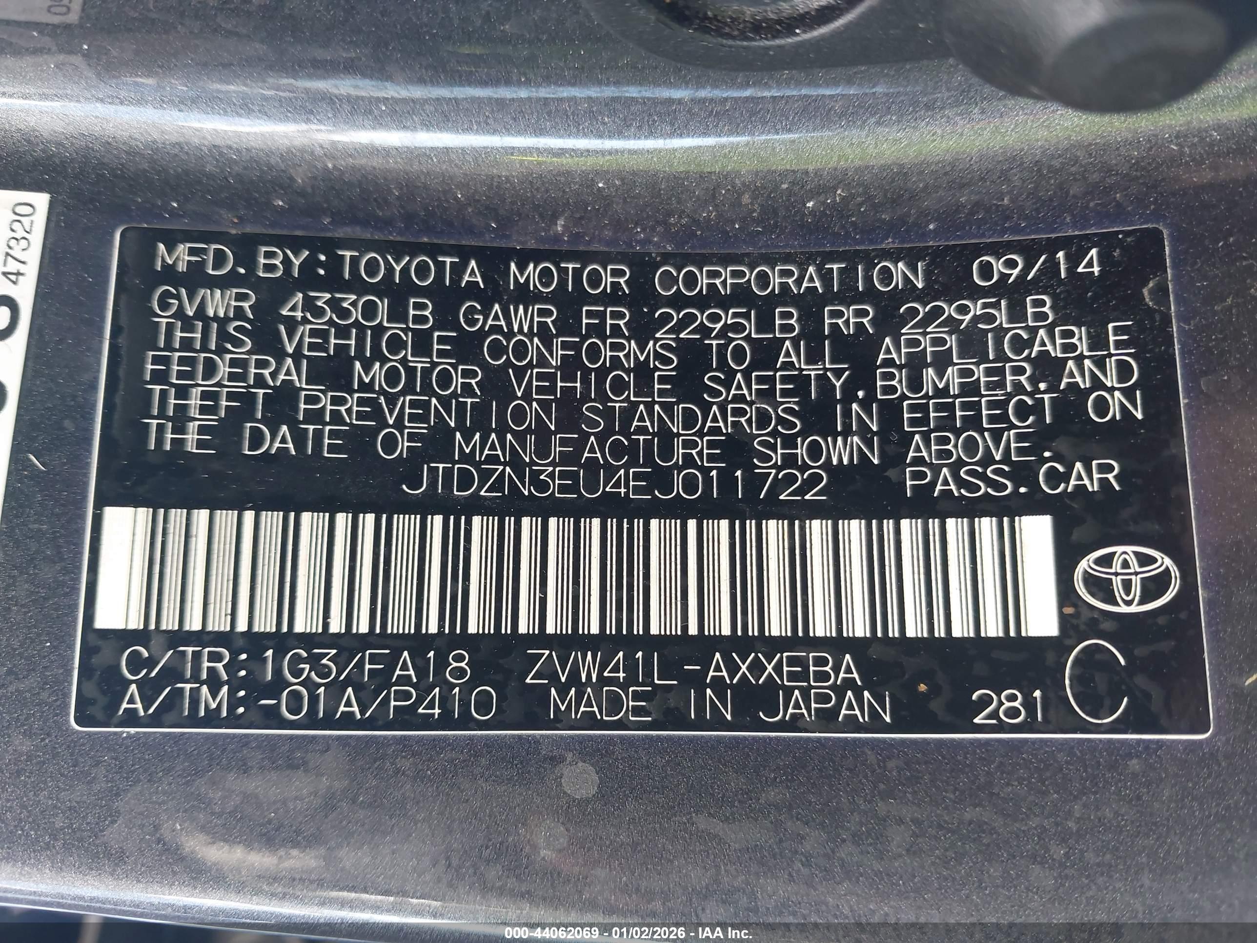 TOYOTA PRIUS image 9