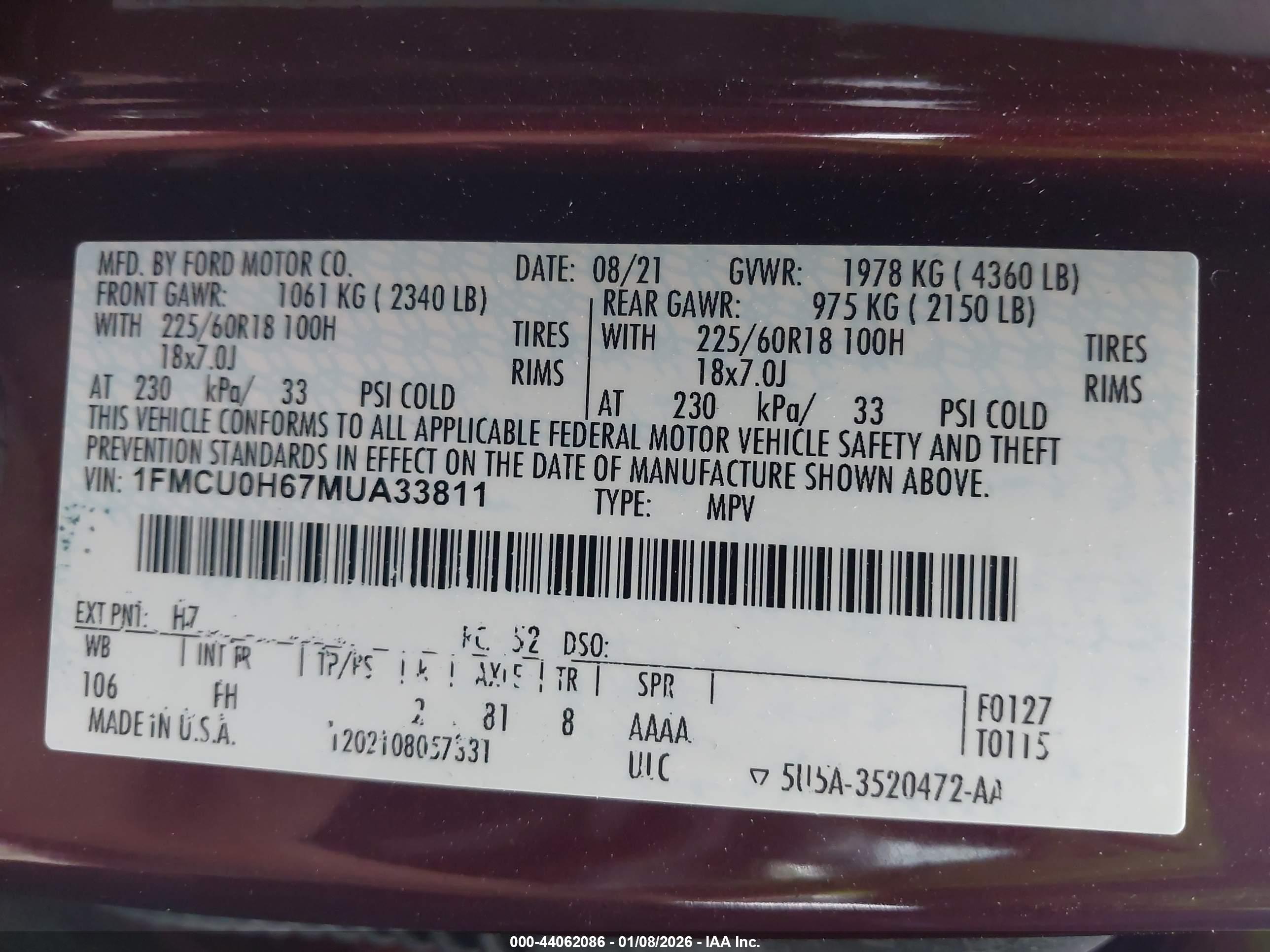 FORD ESCAPE image 9