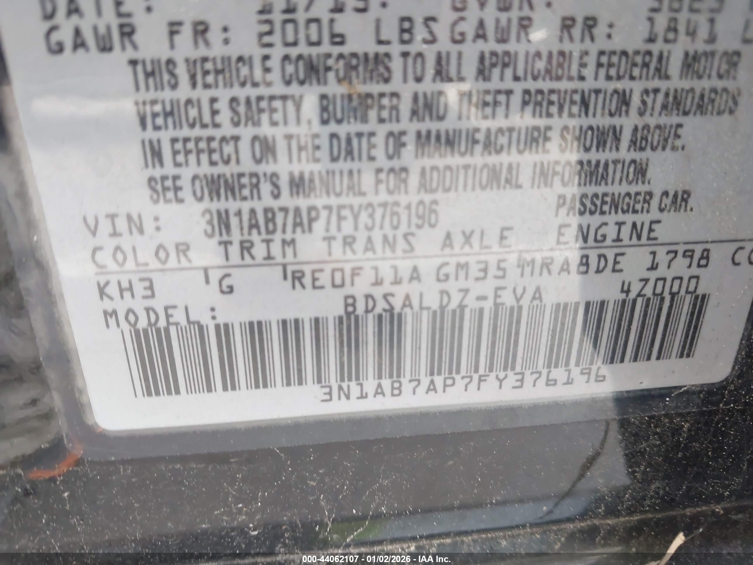 NISSAN SENTRA image 9