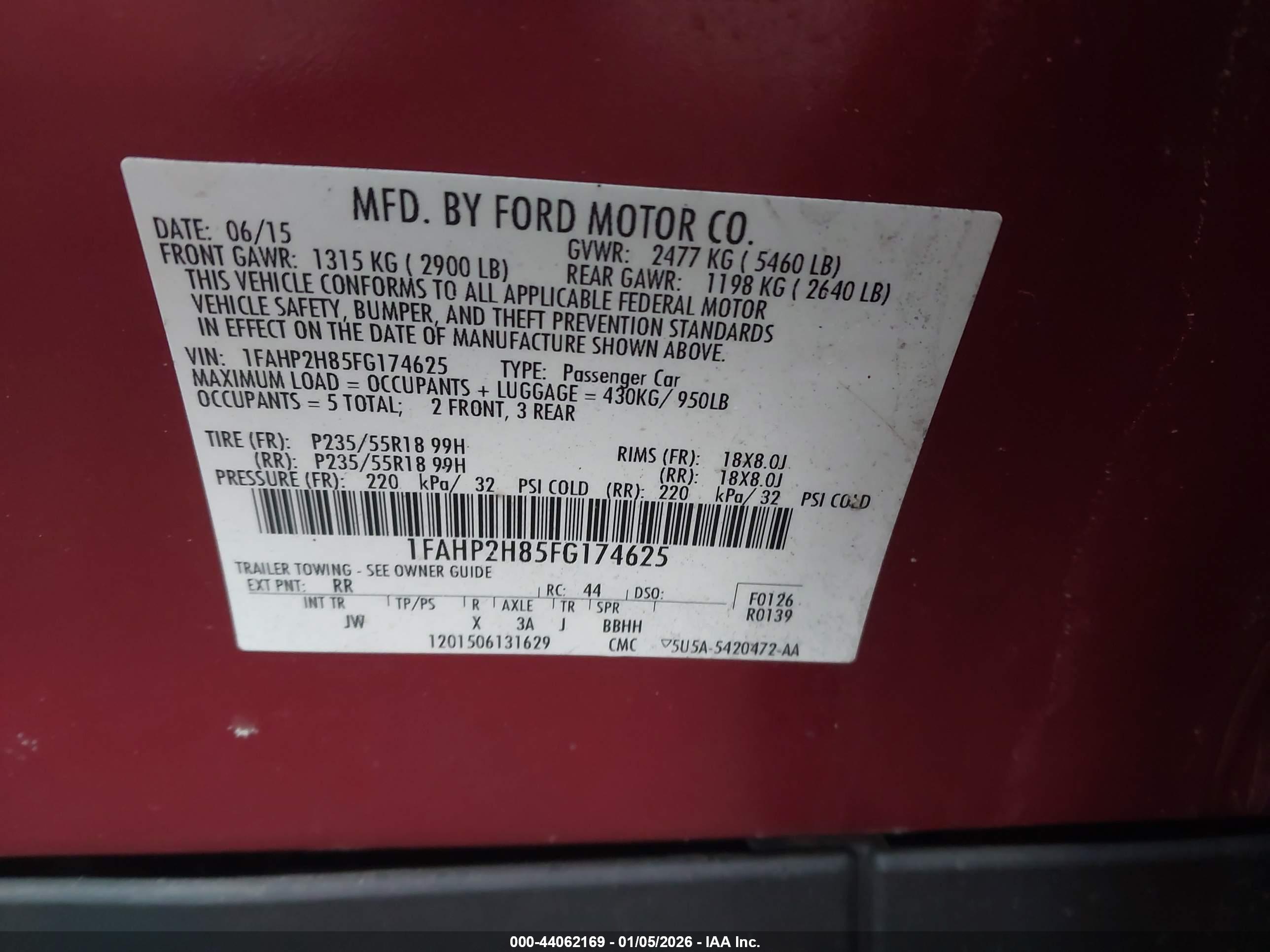 FORD TAURUS image 9