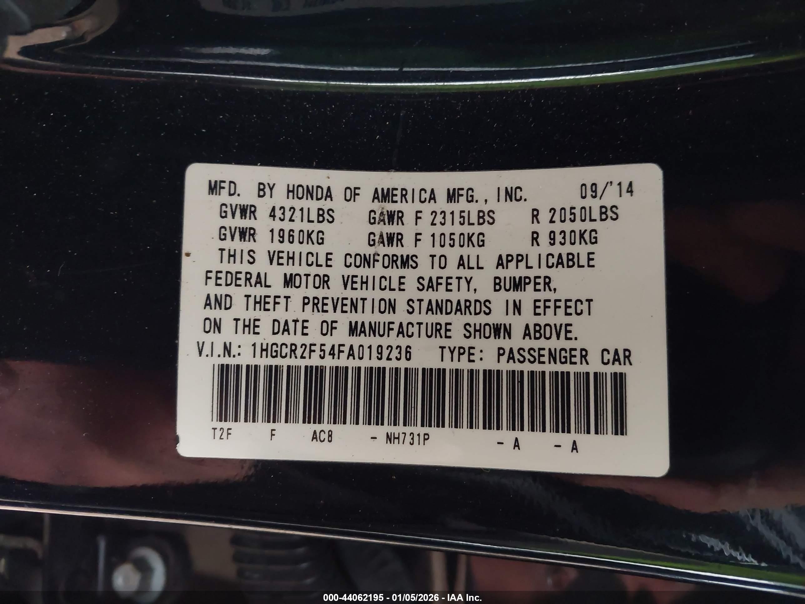 HONDA ACCORD image 9