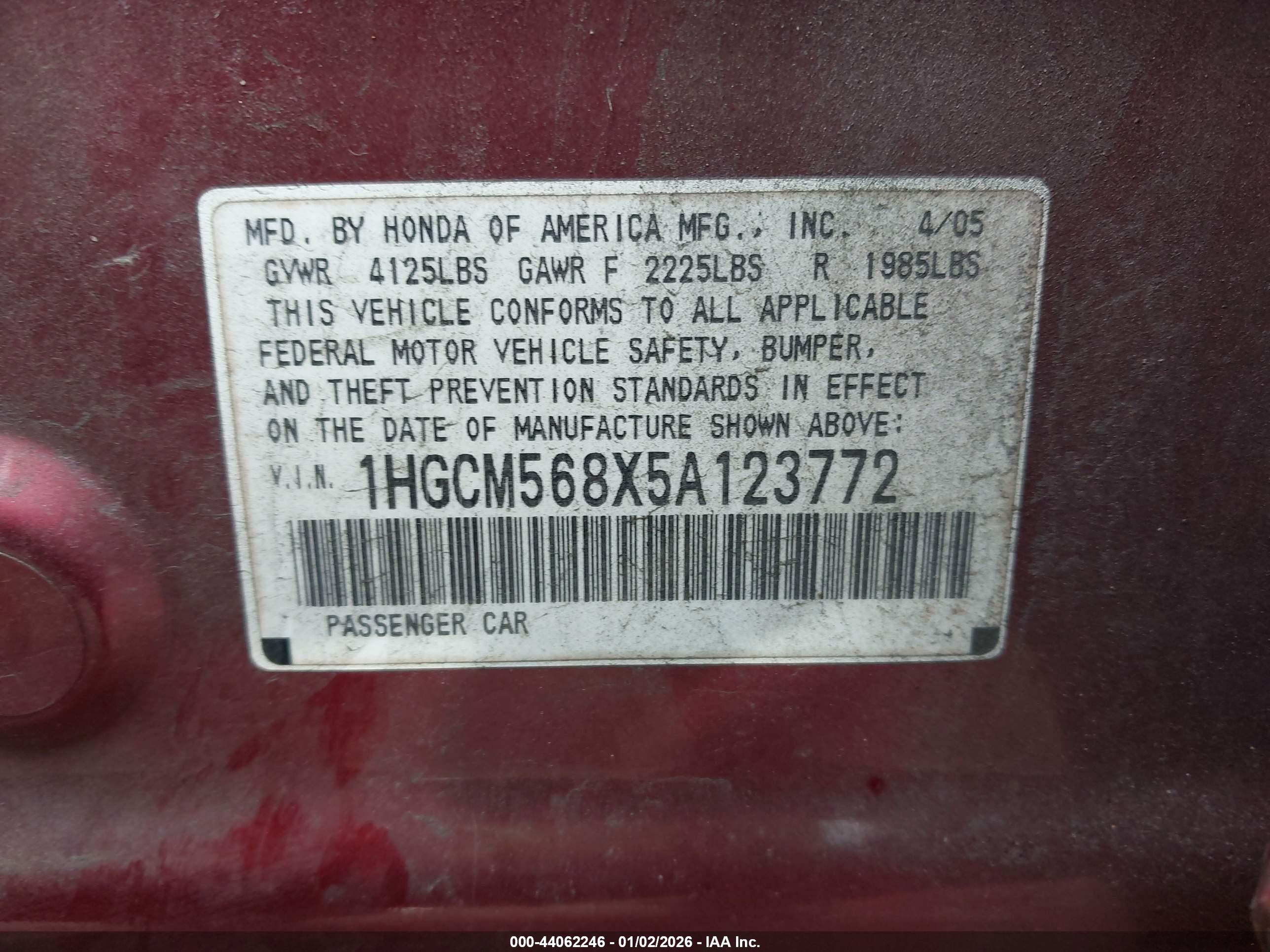 HONDA ACCORD image 9