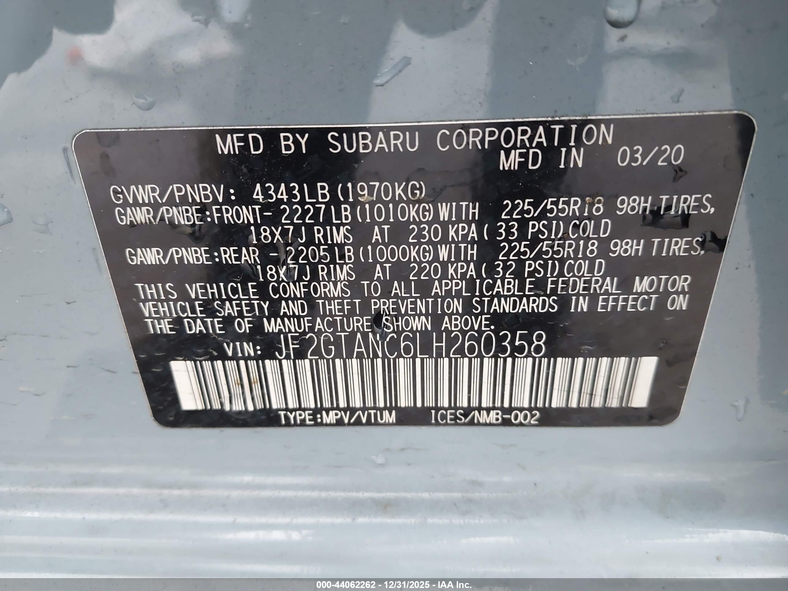 SUBARU CROSSTREK image 9