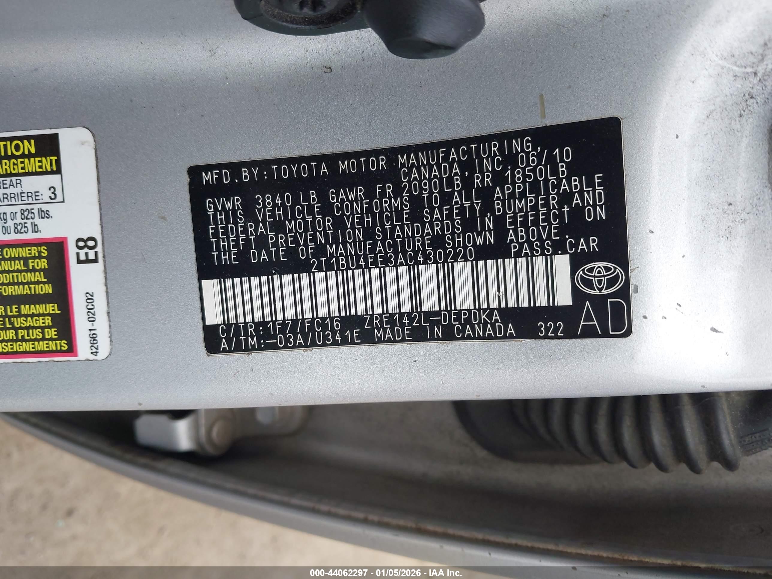 TOYOTA COROLLA image 9