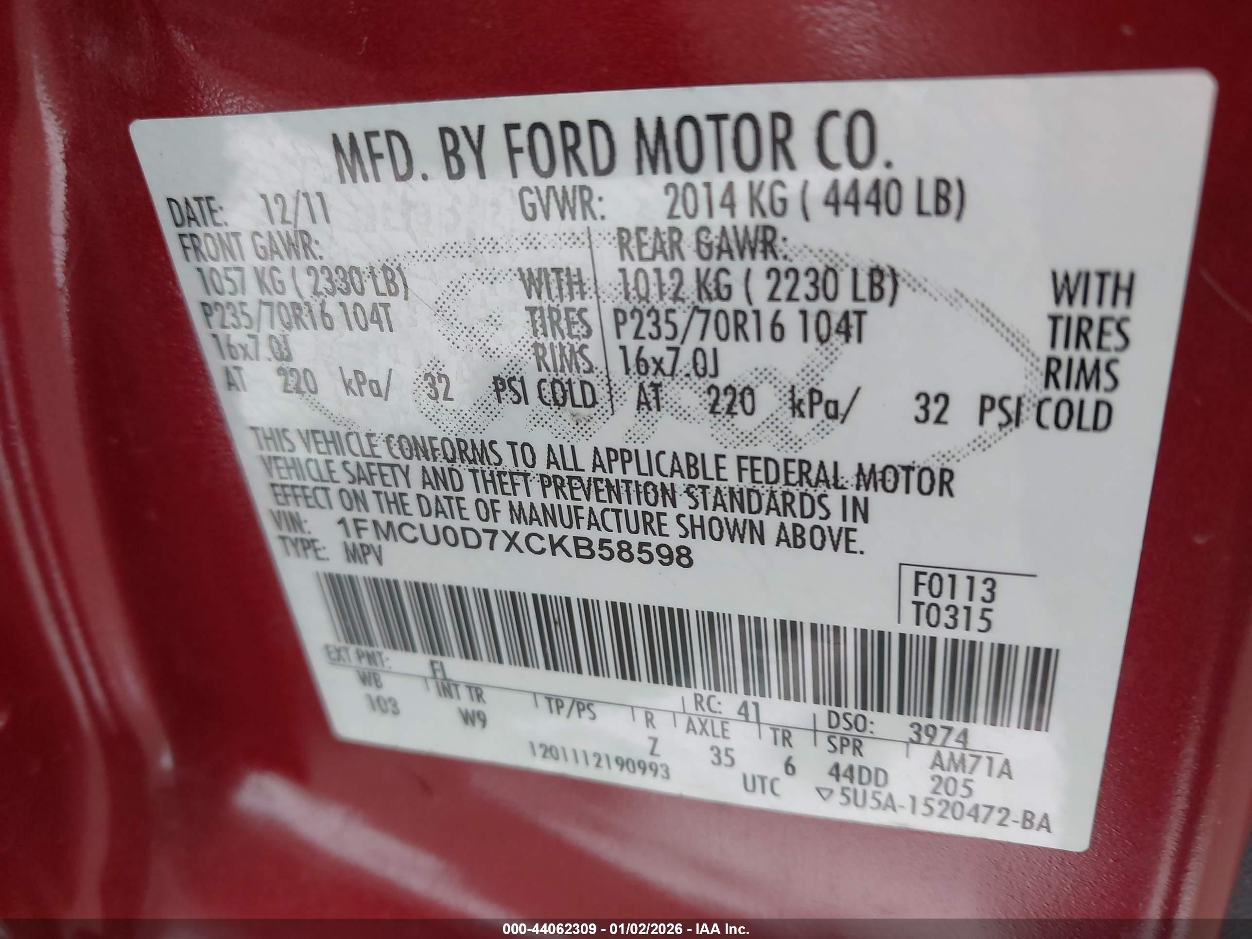 FORD ESCAPE image 9
