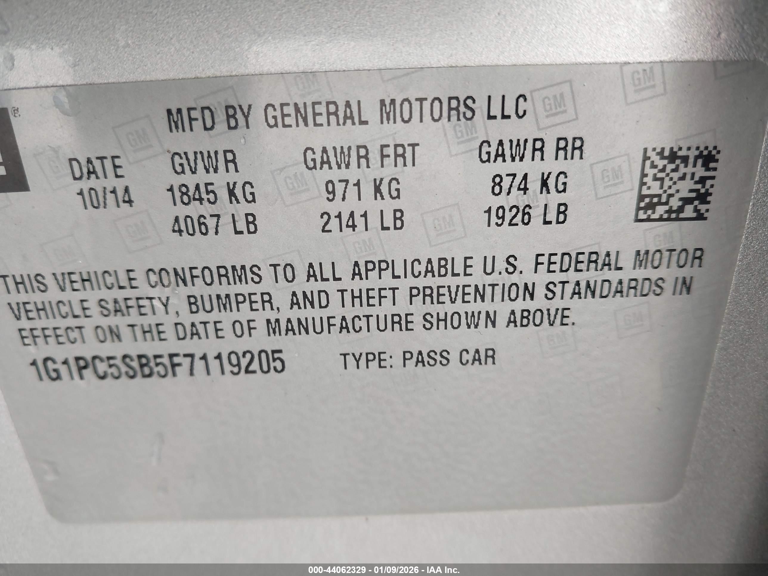 CHEVROLET CRUZE image 9
