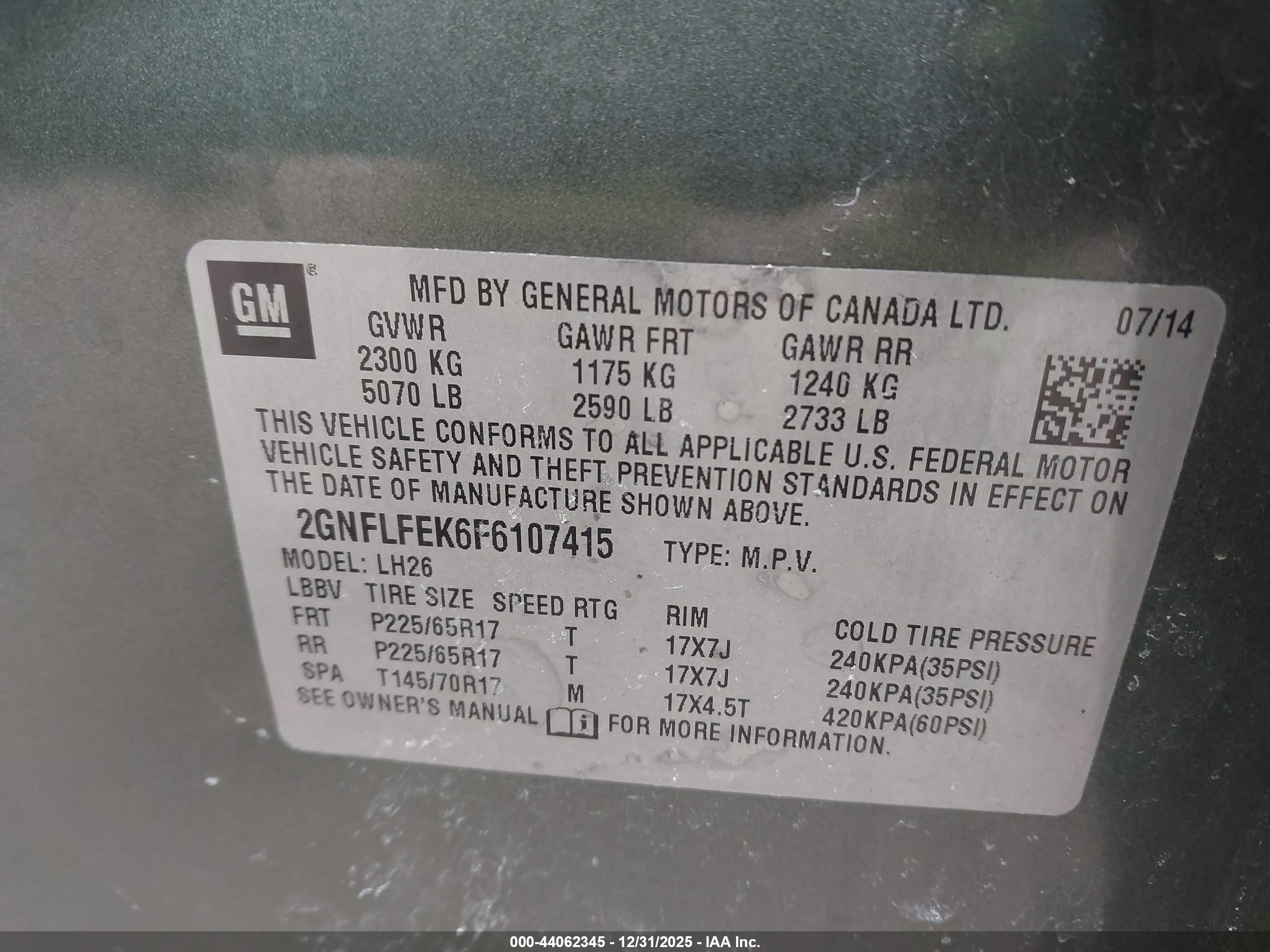 CHEVROLET EQUINOX image 9