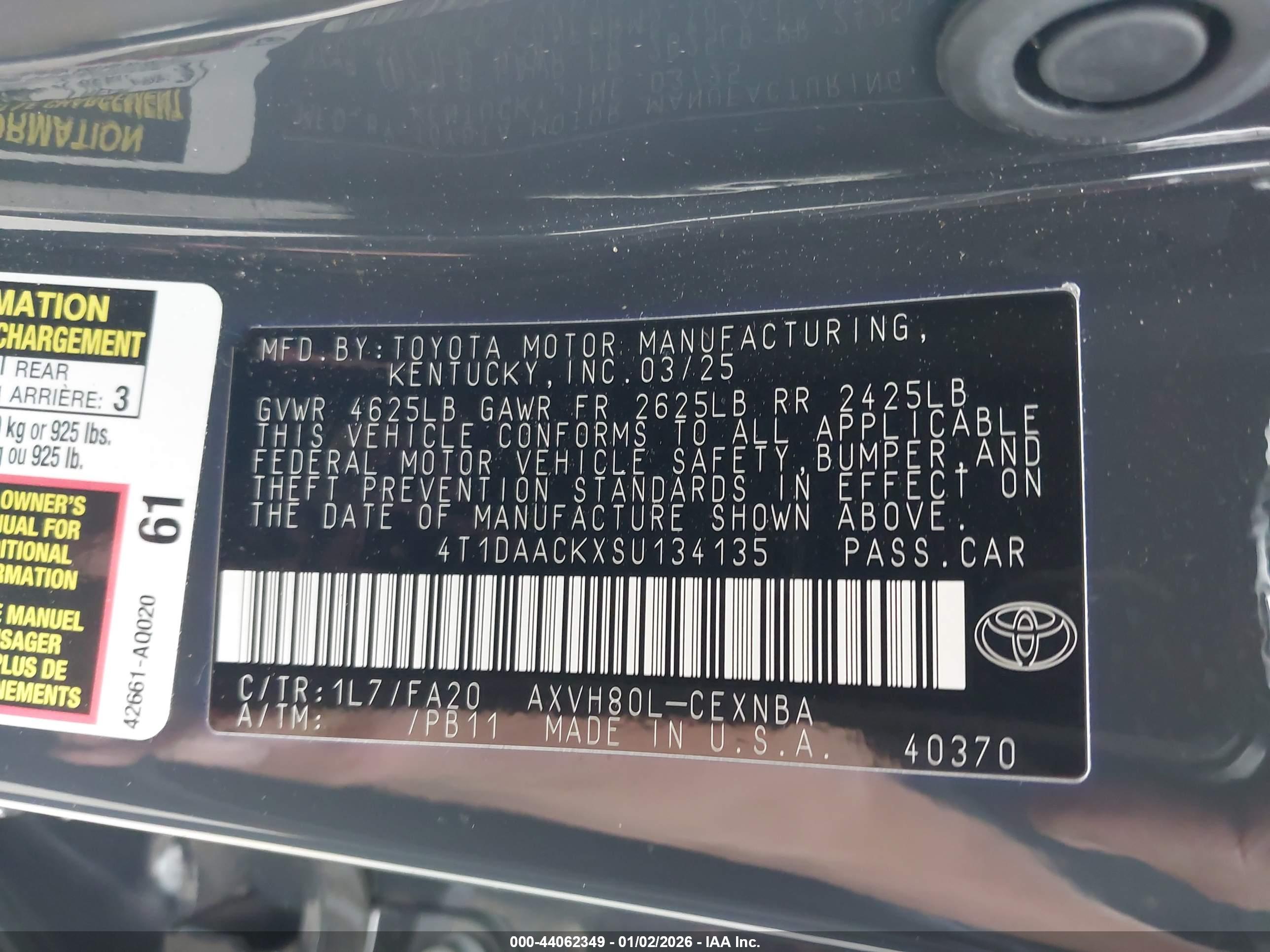 TOYOTA CAMRY image 9