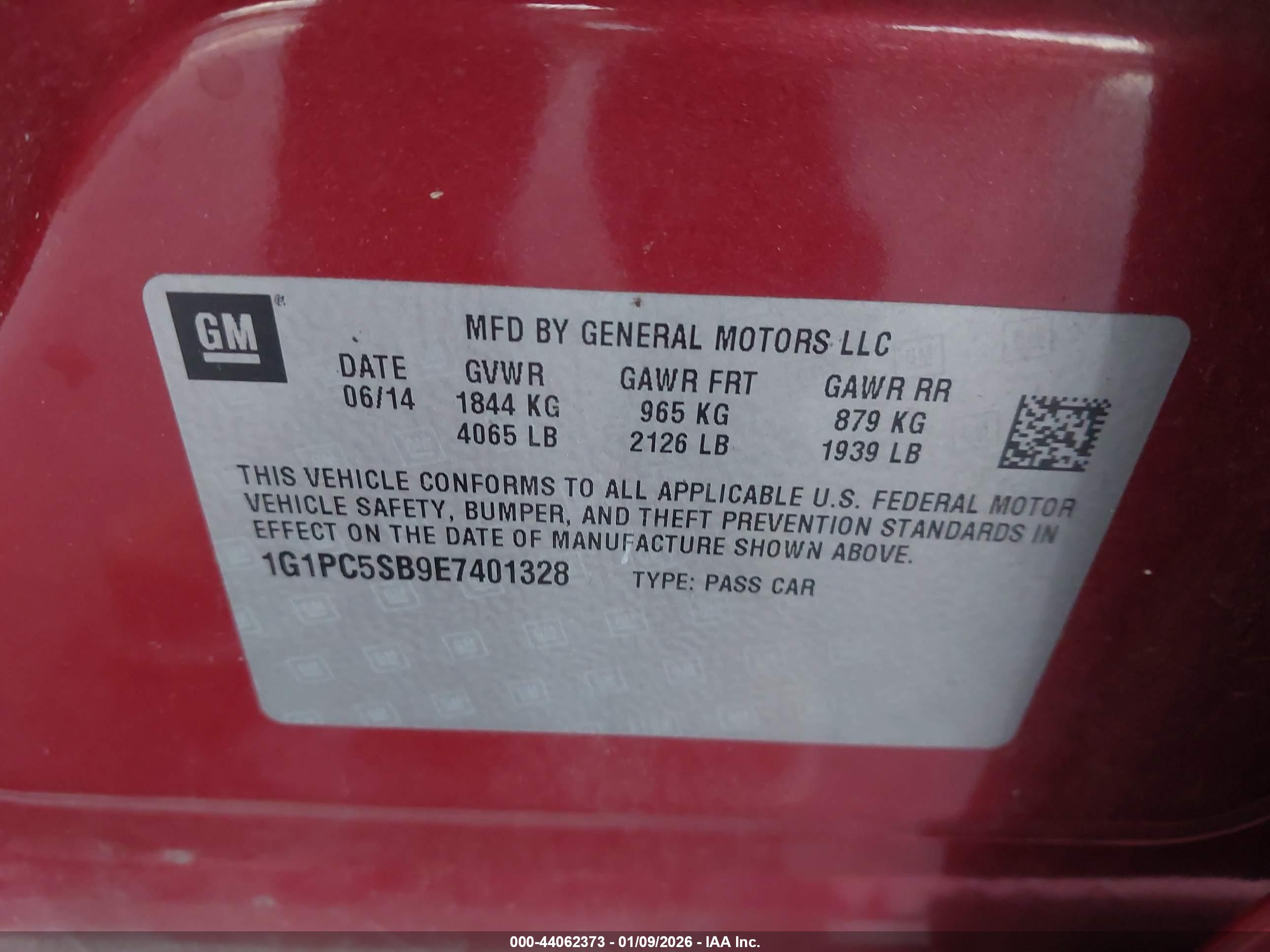 CHEVROLET CRUZE image 9