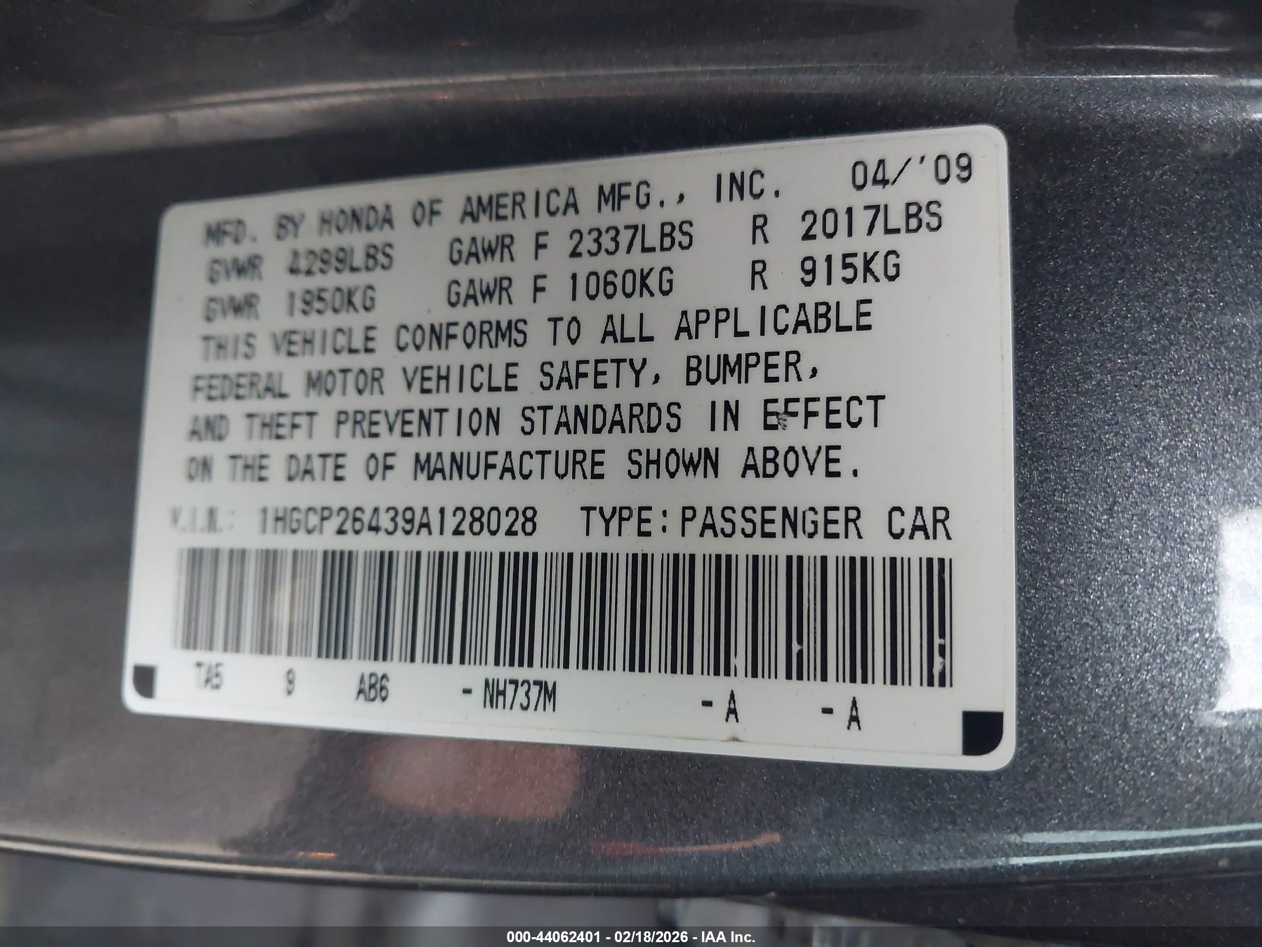 HONDA ACCORD image 9