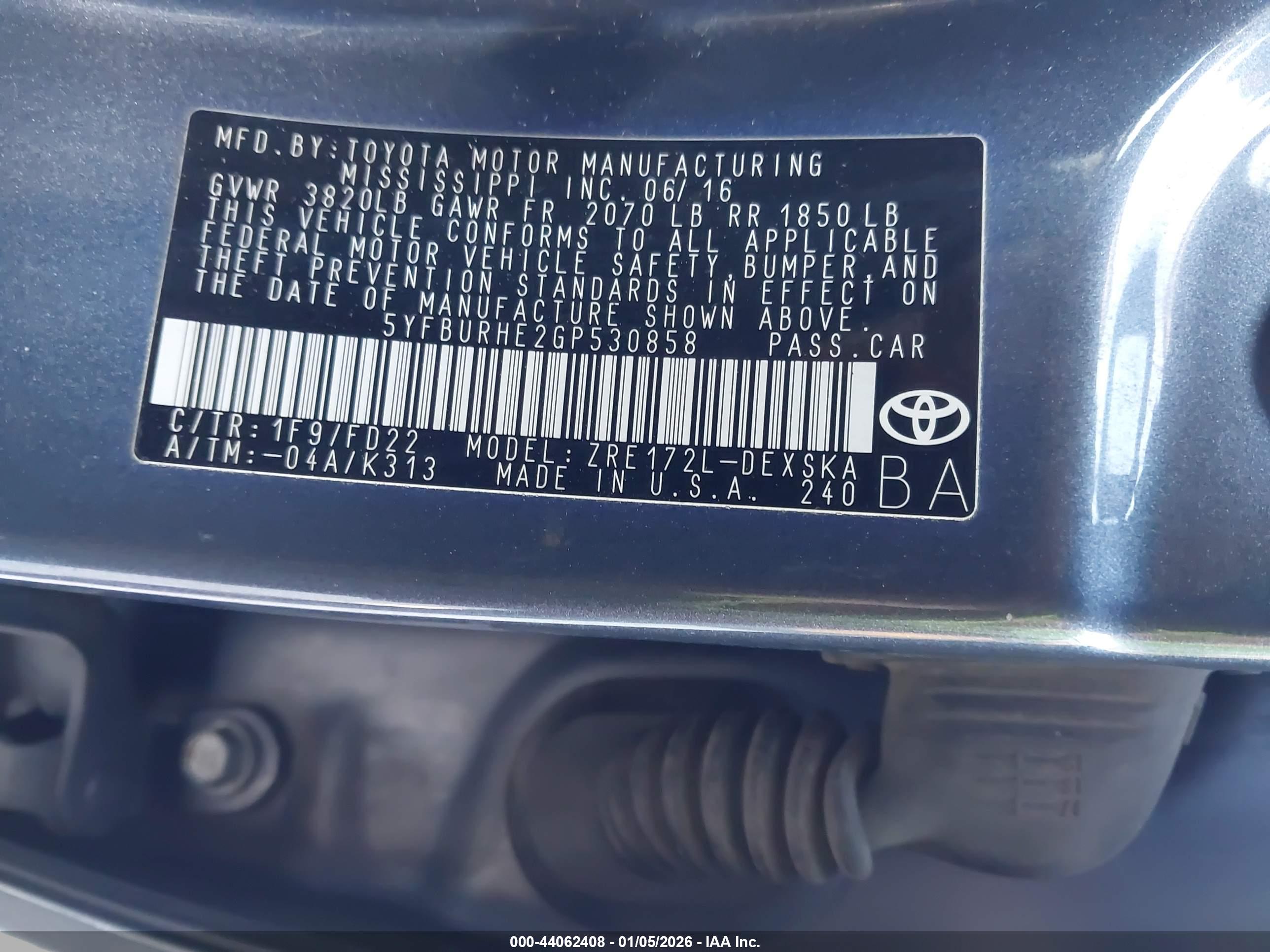 TOYOTA COROLLA image 9
