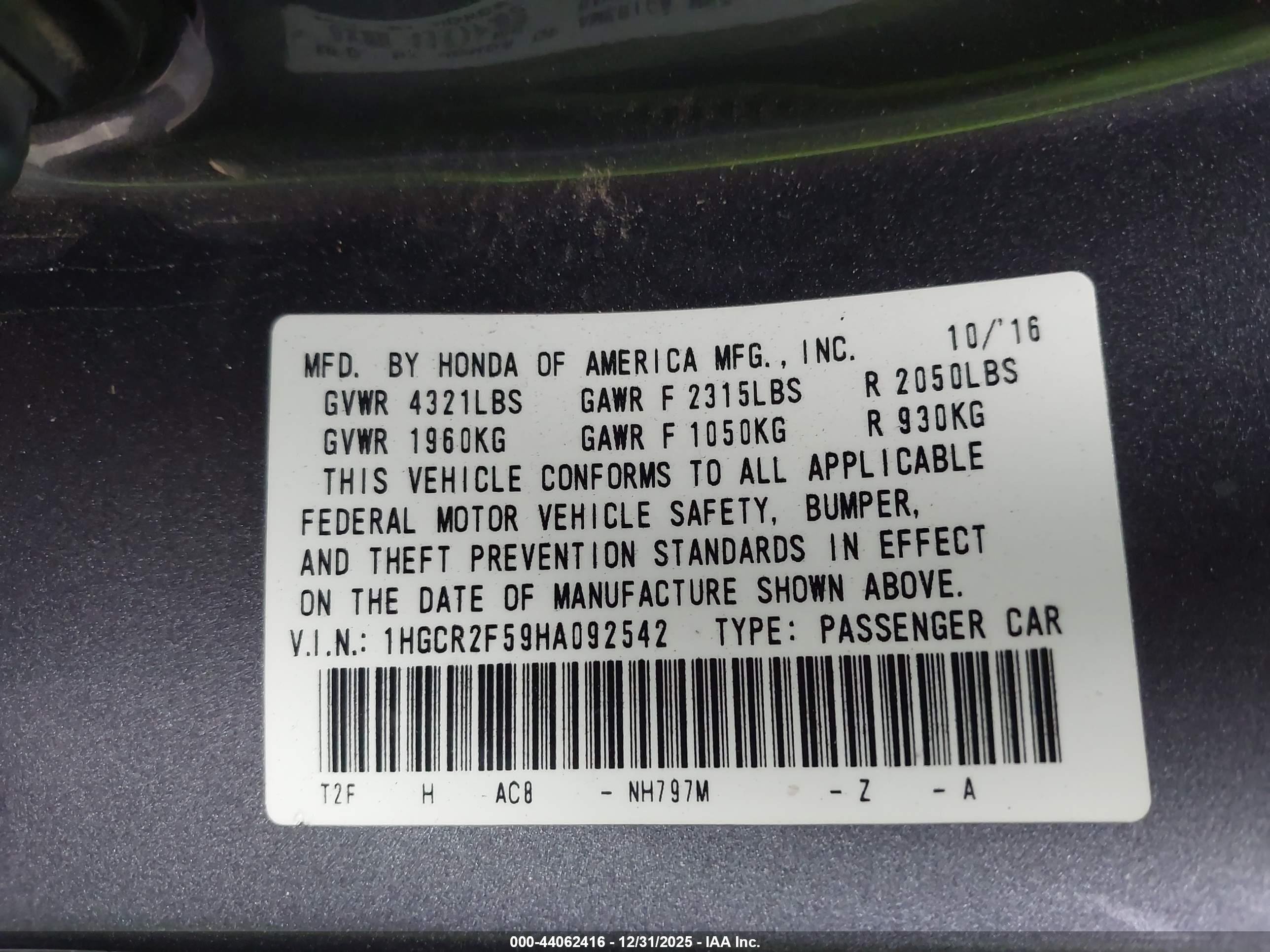 HONDA ACCORD image 9
