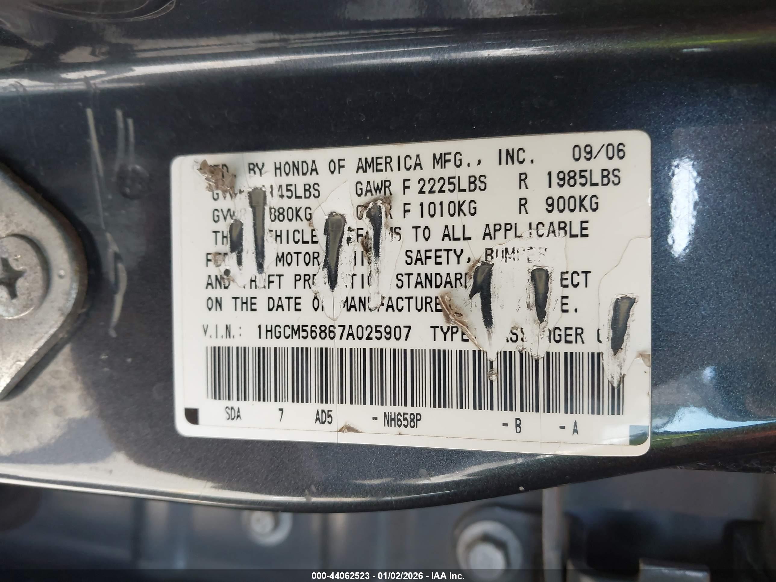 HONDA ACCORD image 9