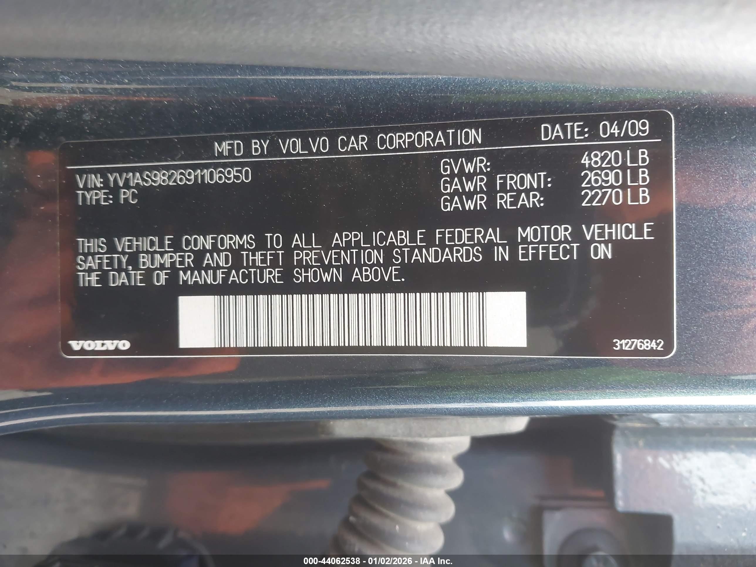 VOLVO S80 image 9