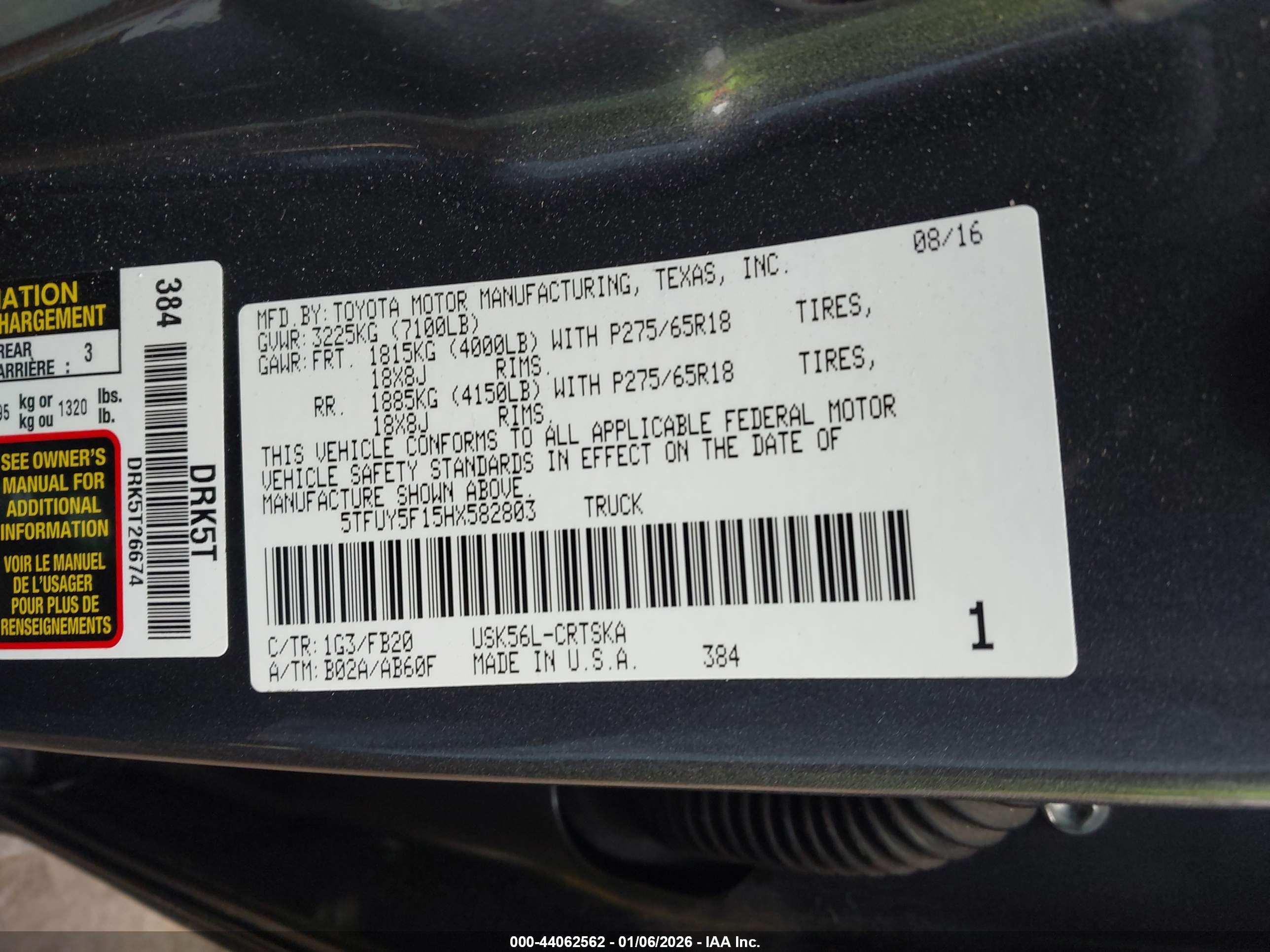 TOYOTA TUNDRA image 9