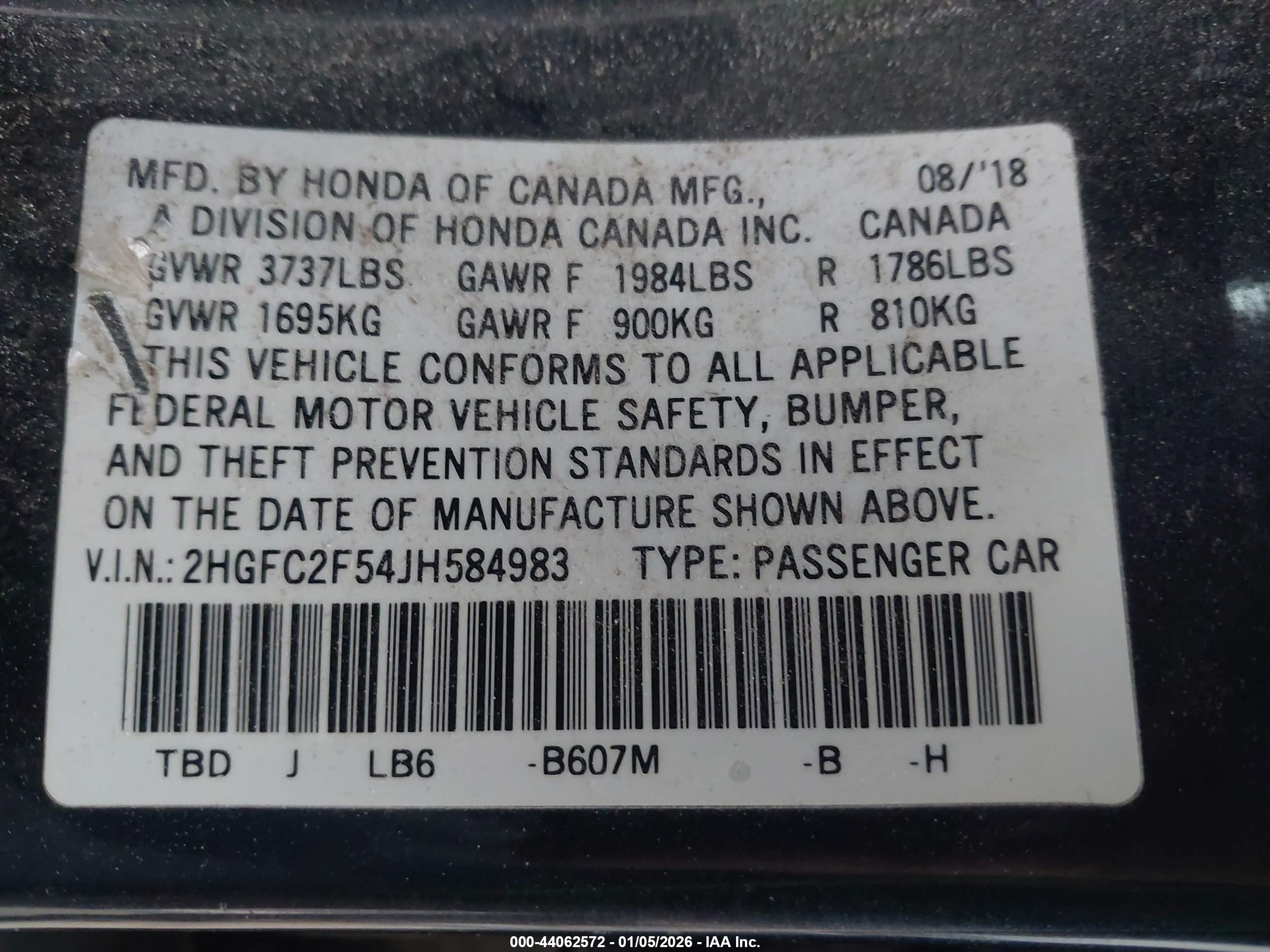 HONDA CIVIC image 9