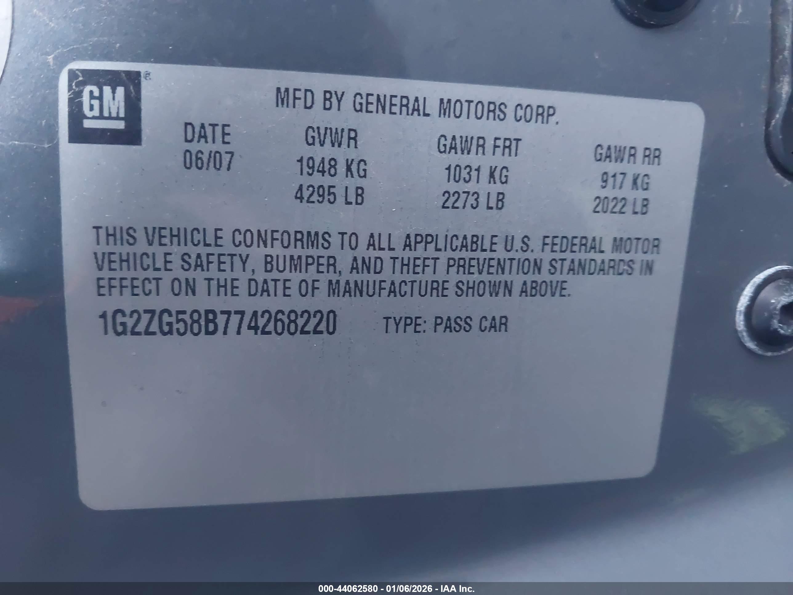PONTIAC G6 image 9