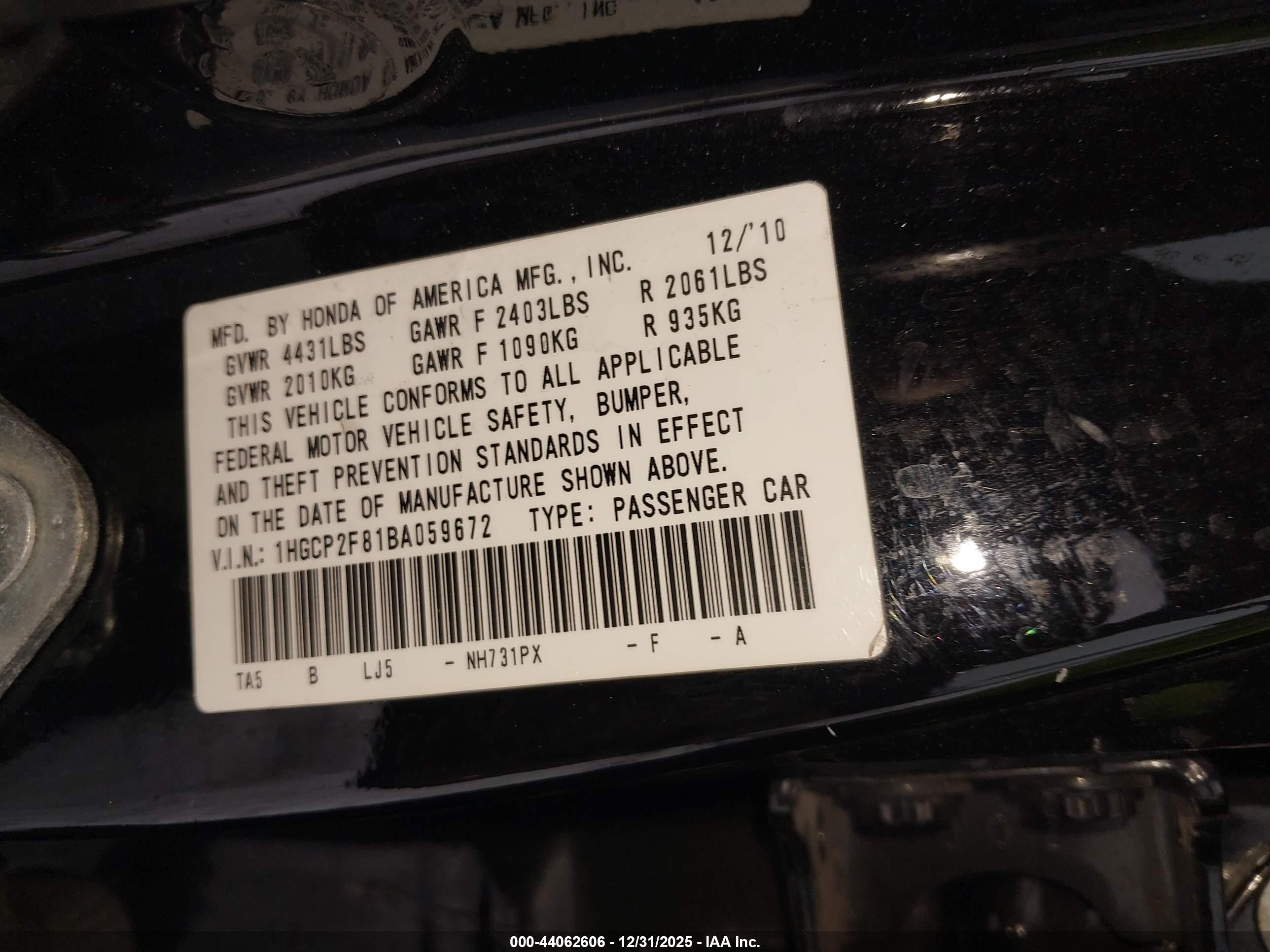 HONDA ACCORD image 9