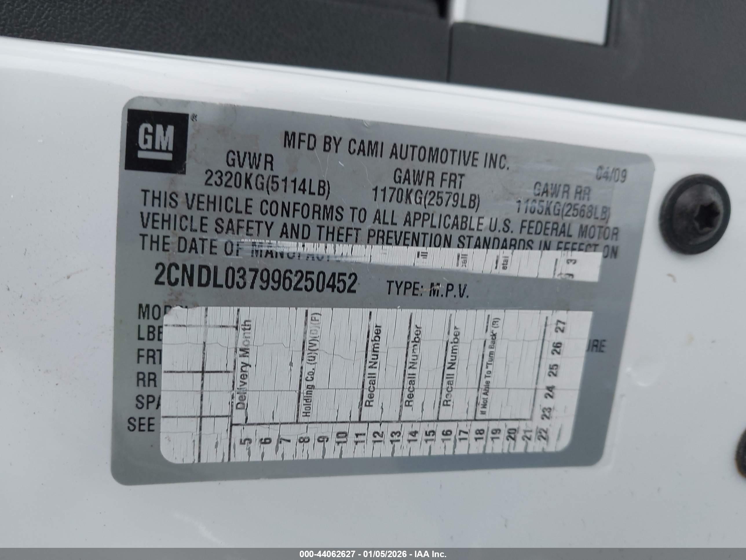 CHEVROLET EQUINOX image 9