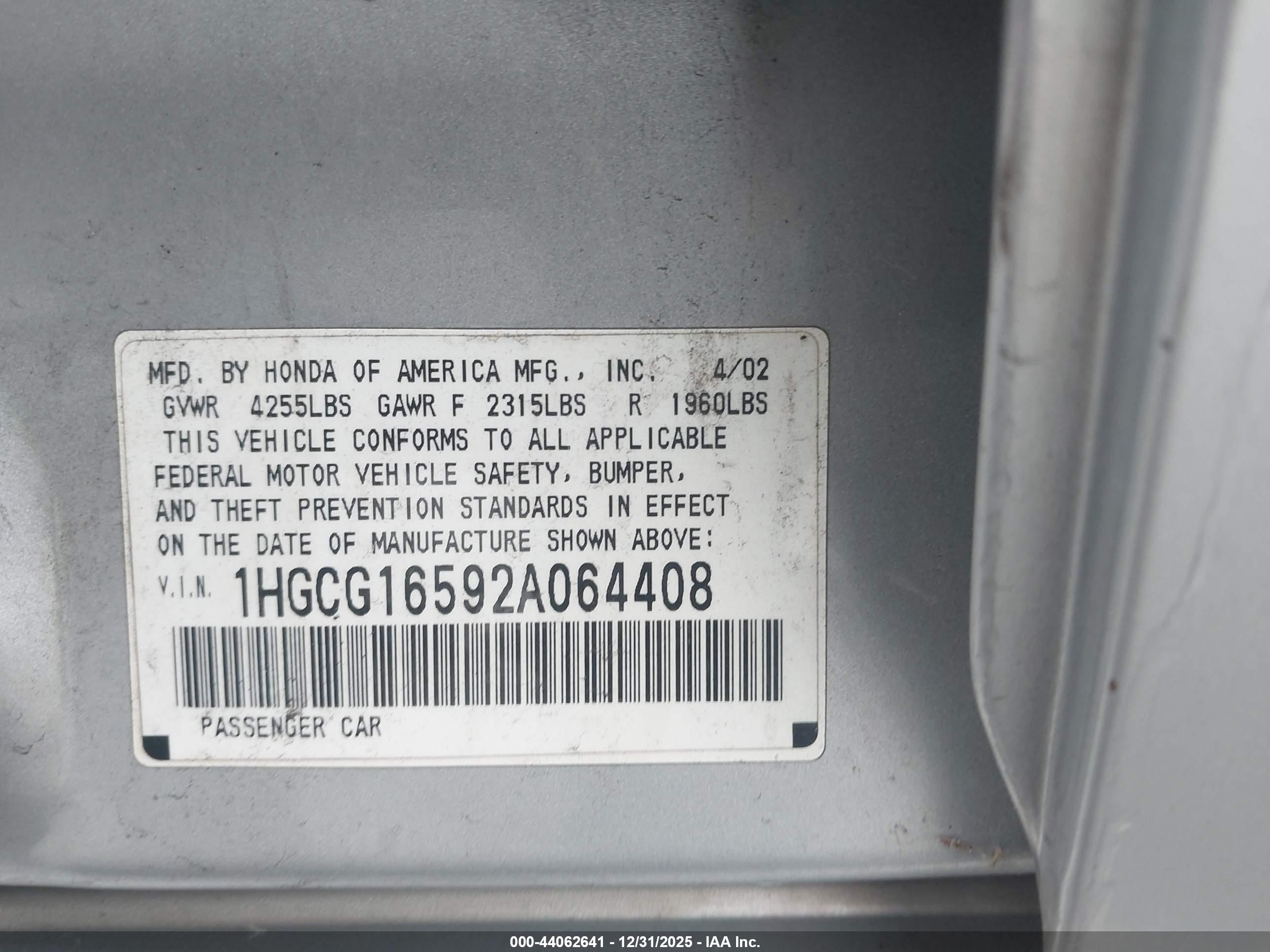 HONDA ACCORD image 9