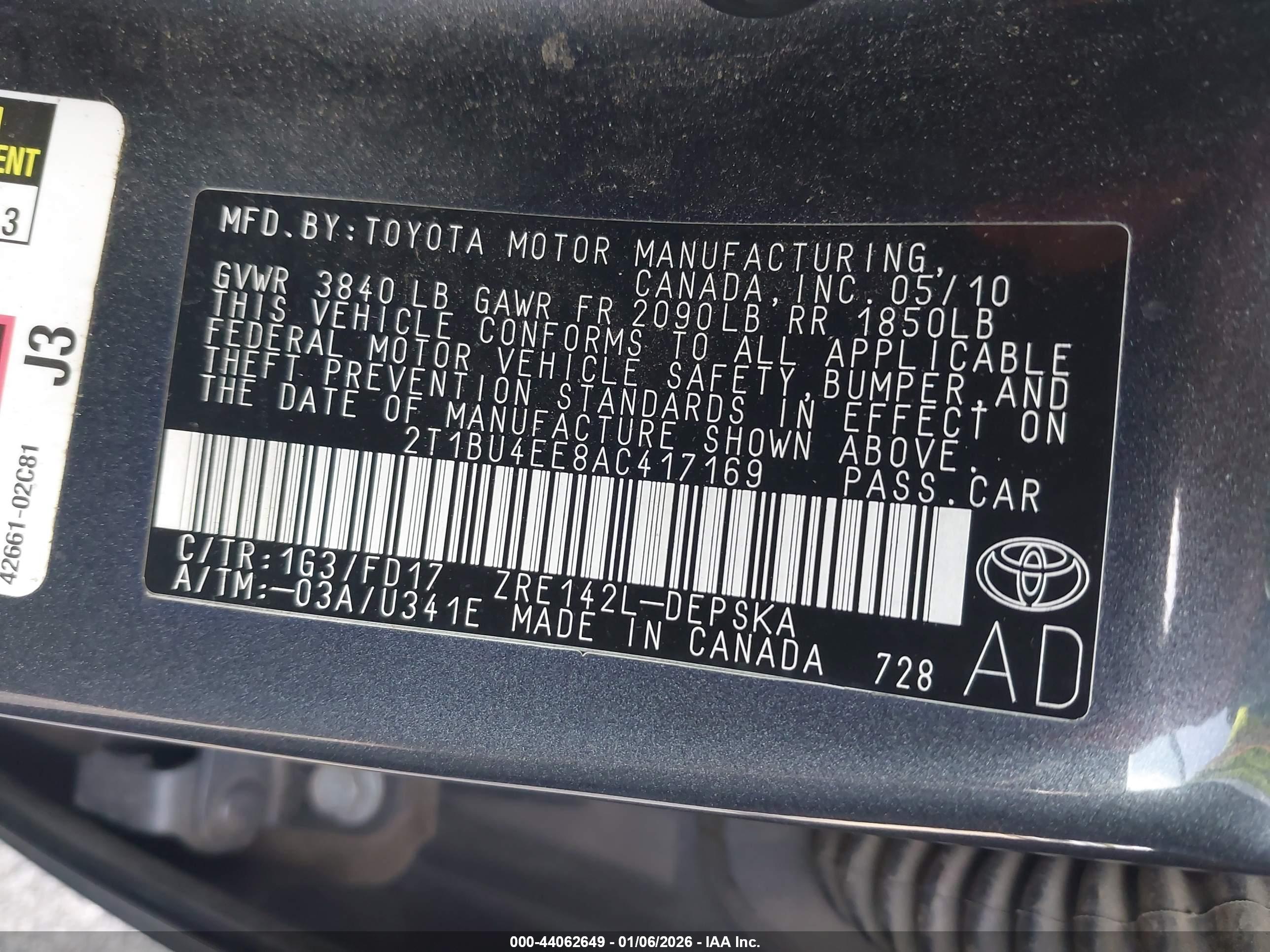 TOYOTA COROLLA image 9