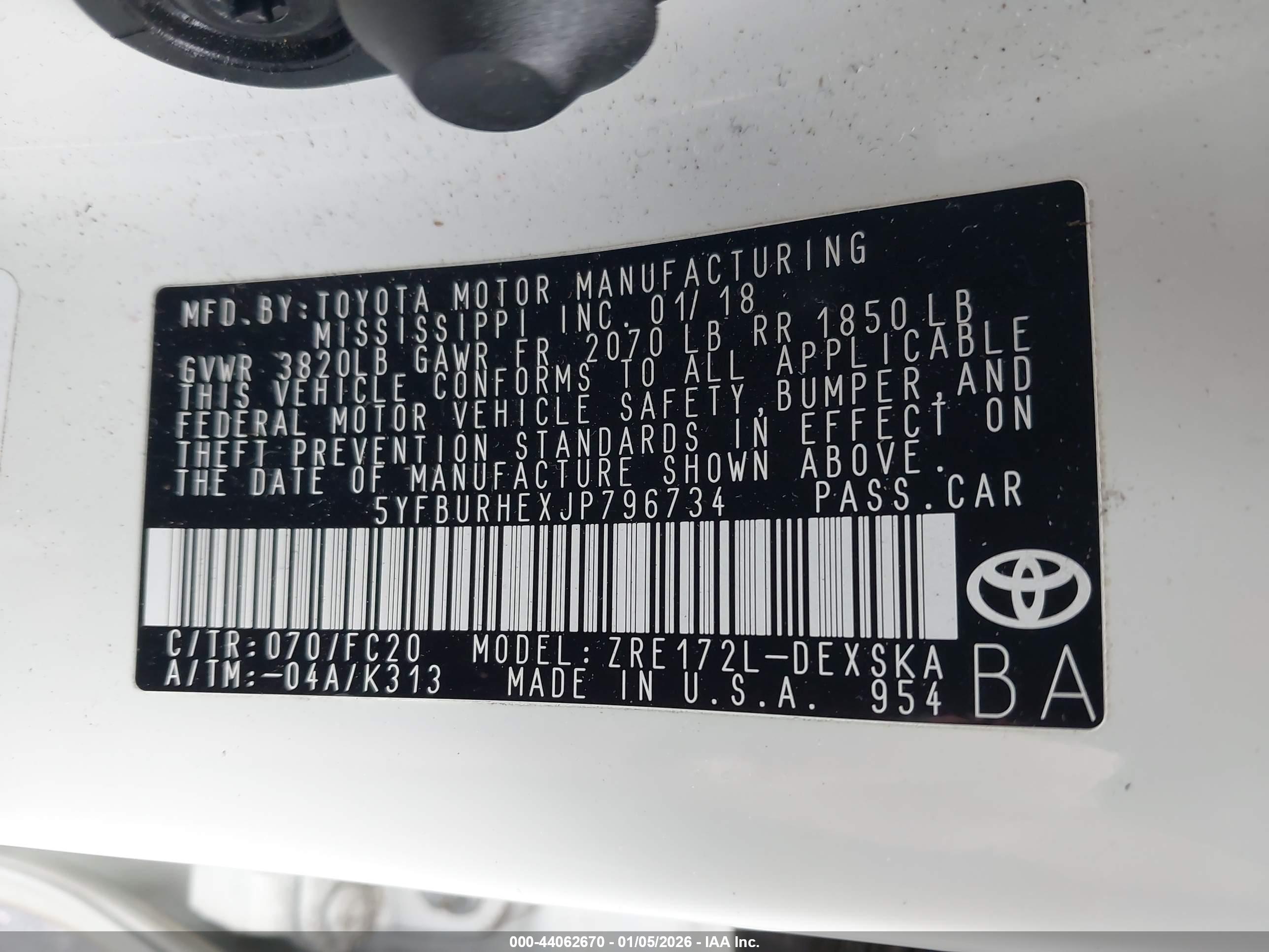 TOYOTA COROLLA image 9