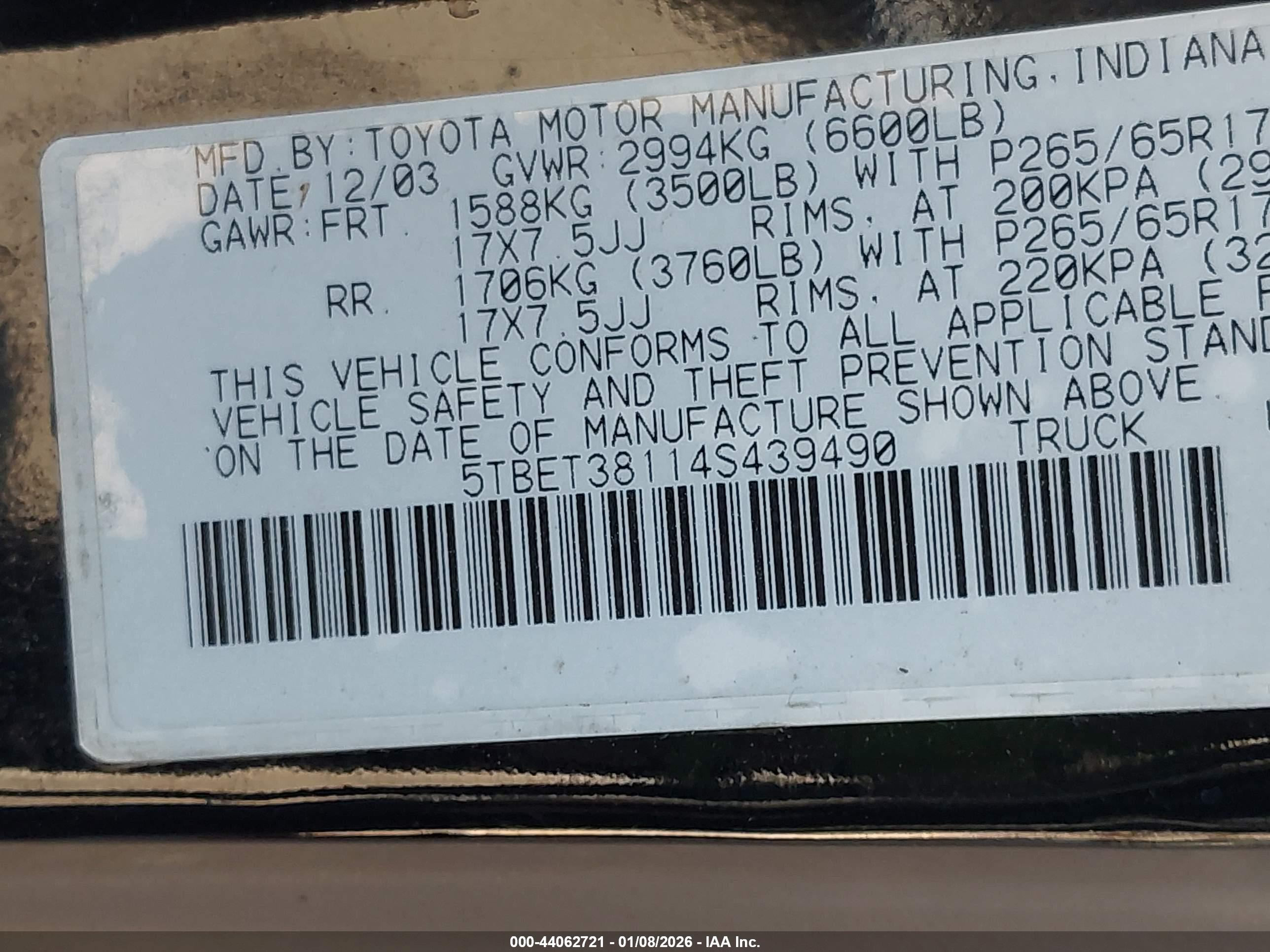 TOYOTA TUNDRA image 9