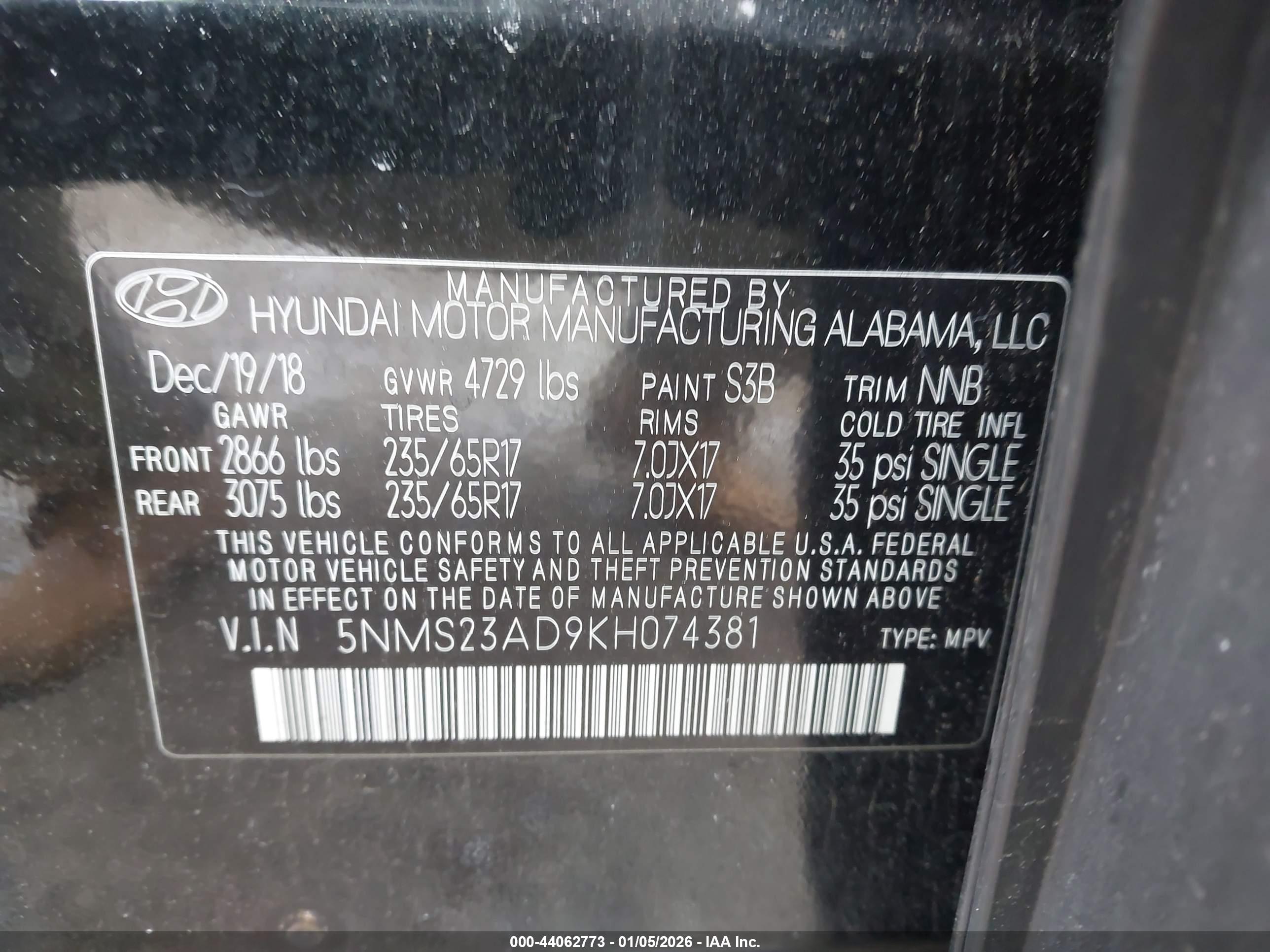 HYUNDAI SANTA image 9
