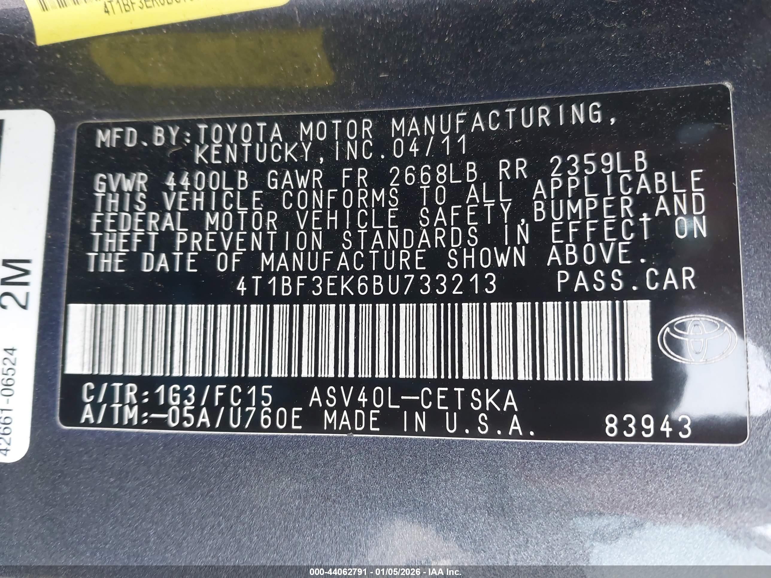TOYOTA CAMRY image 9