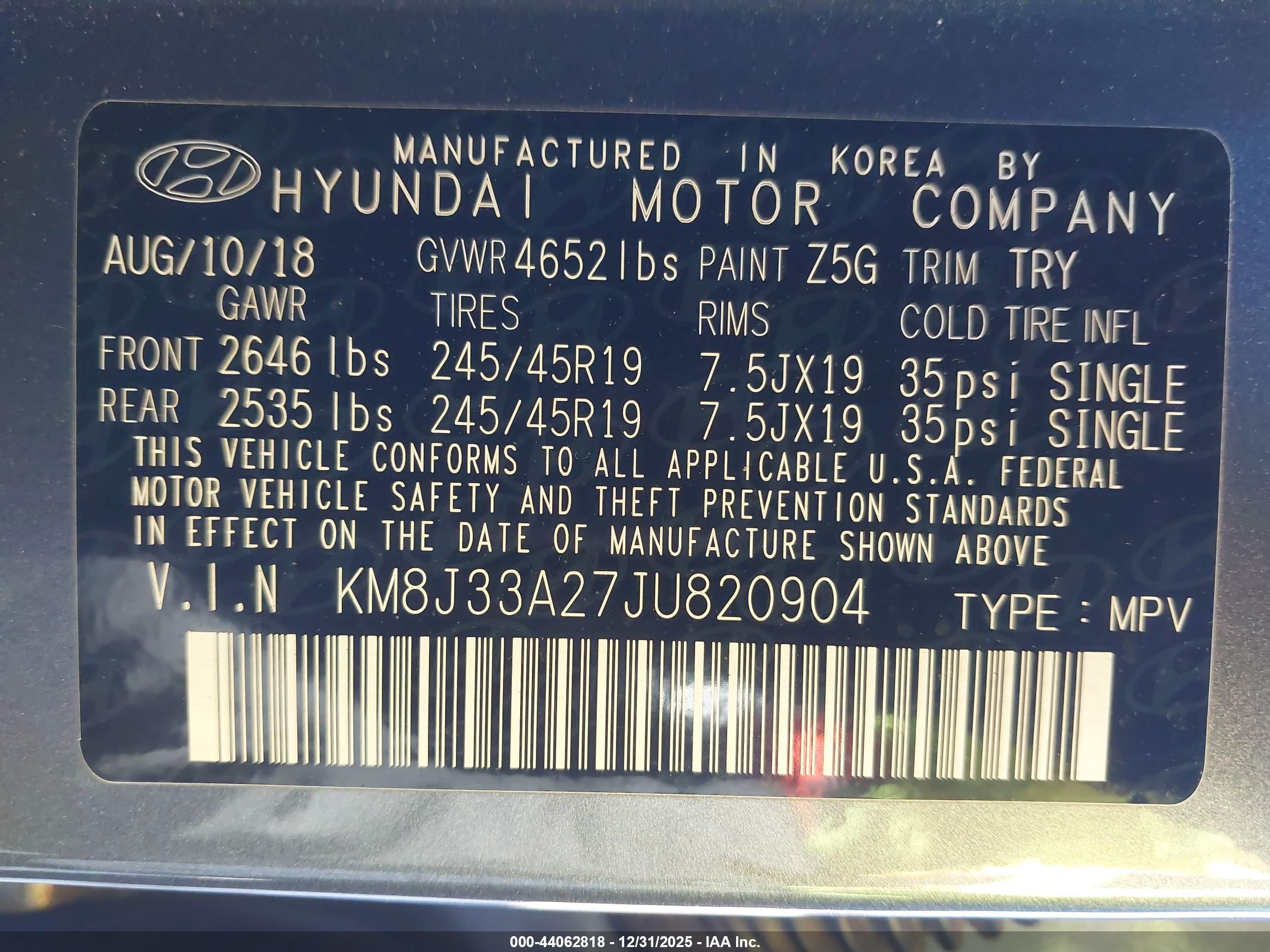 HYUNDAI TUCSON image 9