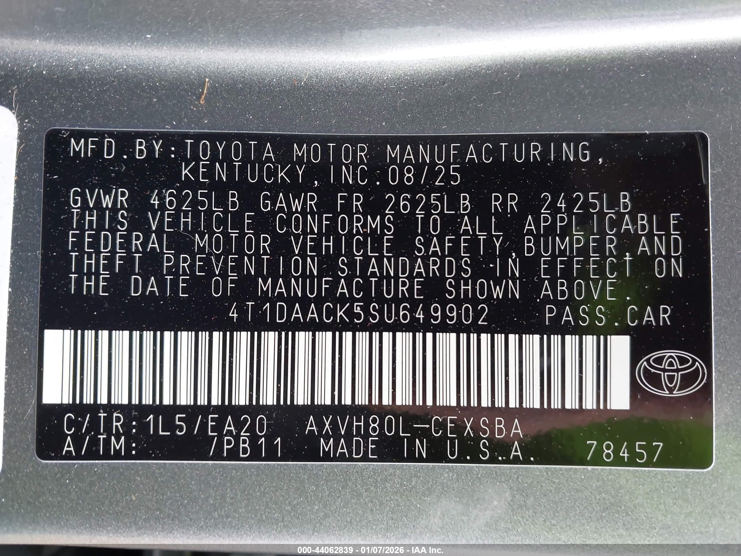 TOYOTA CAMRY image 9