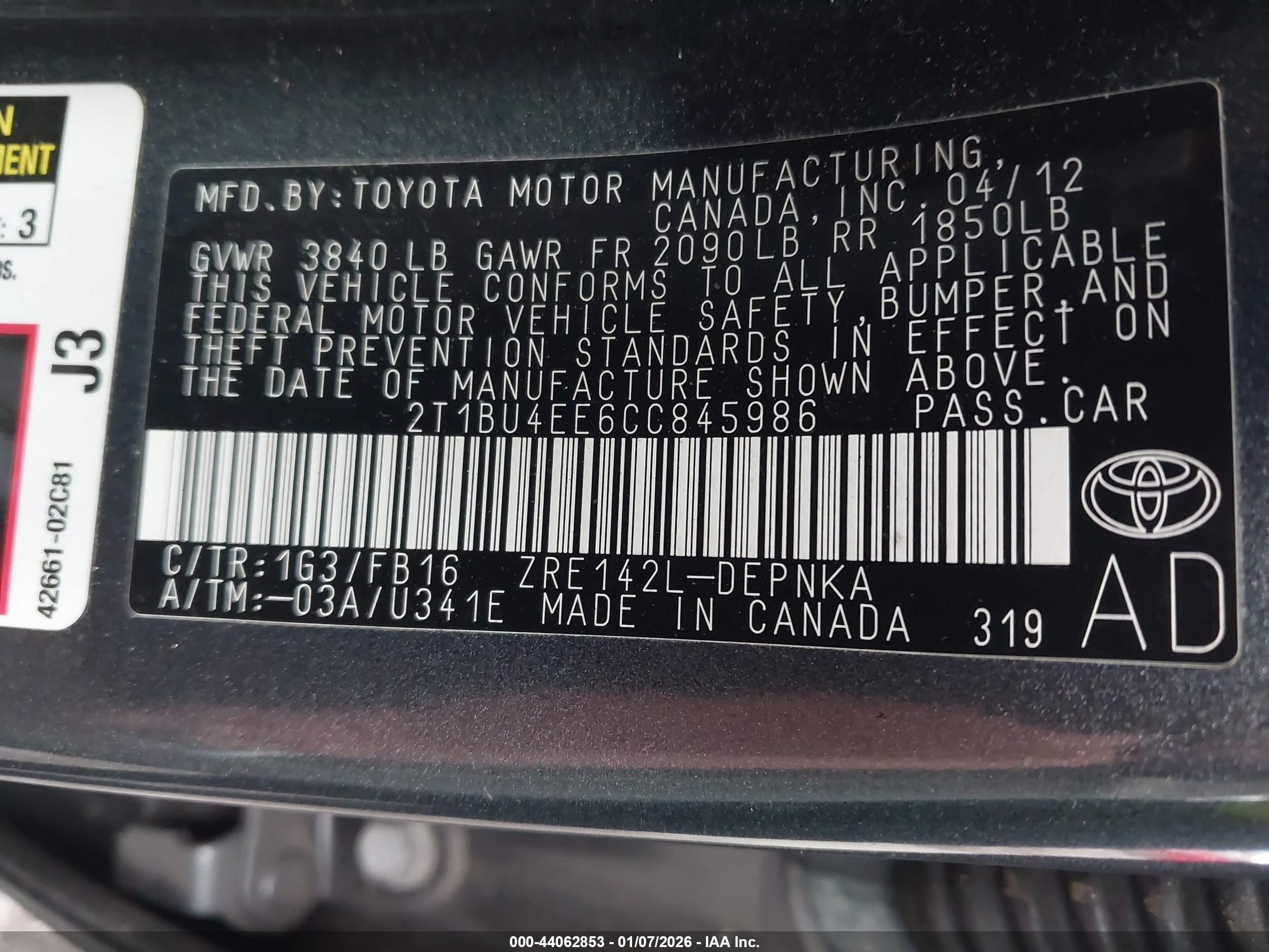 TOYOTA COROLLA image 9