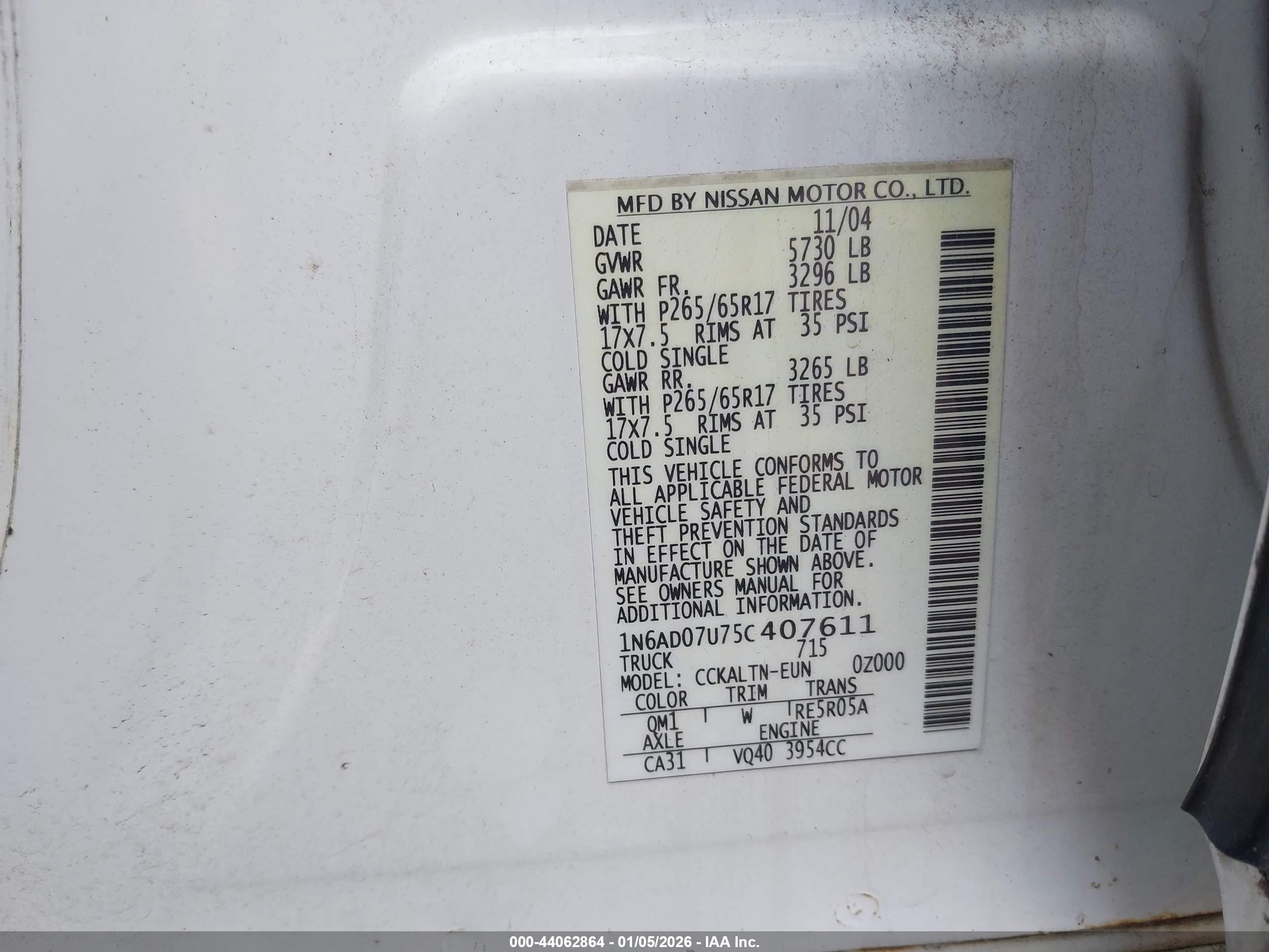 NISSAN FRONTIER image 9