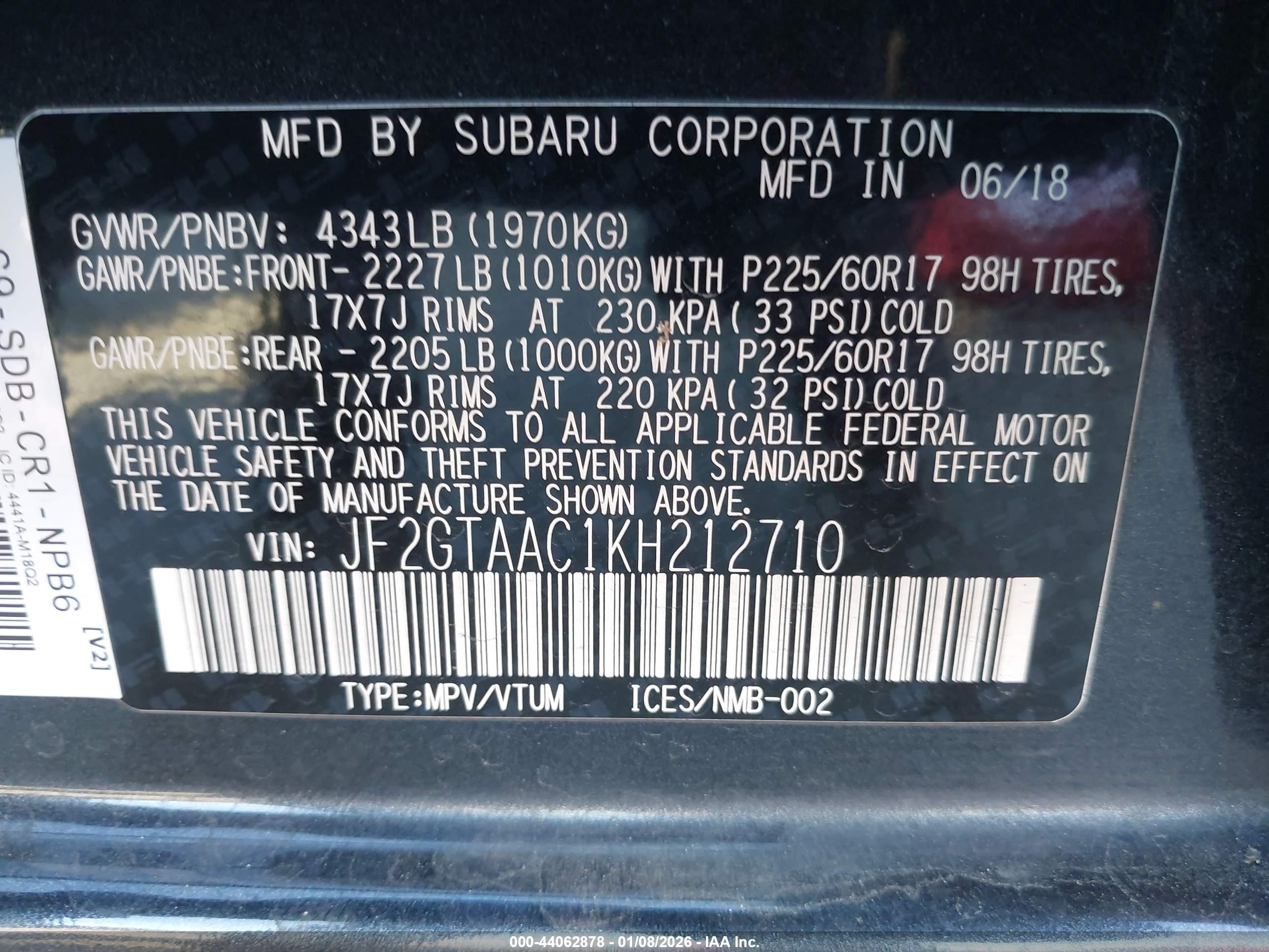 SUBARU CROSSTREK image 9