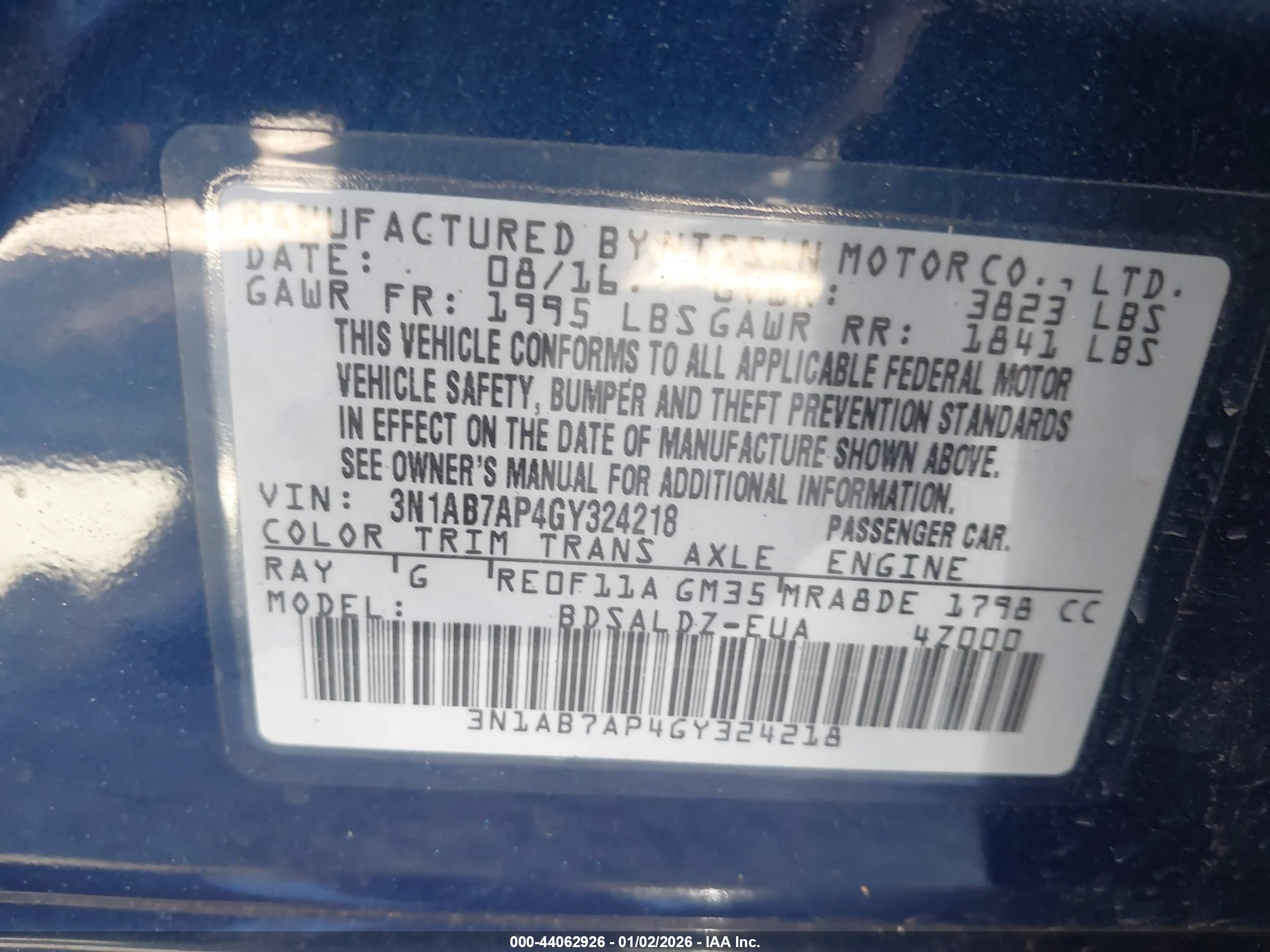 NISSAN SENTRA image 9
