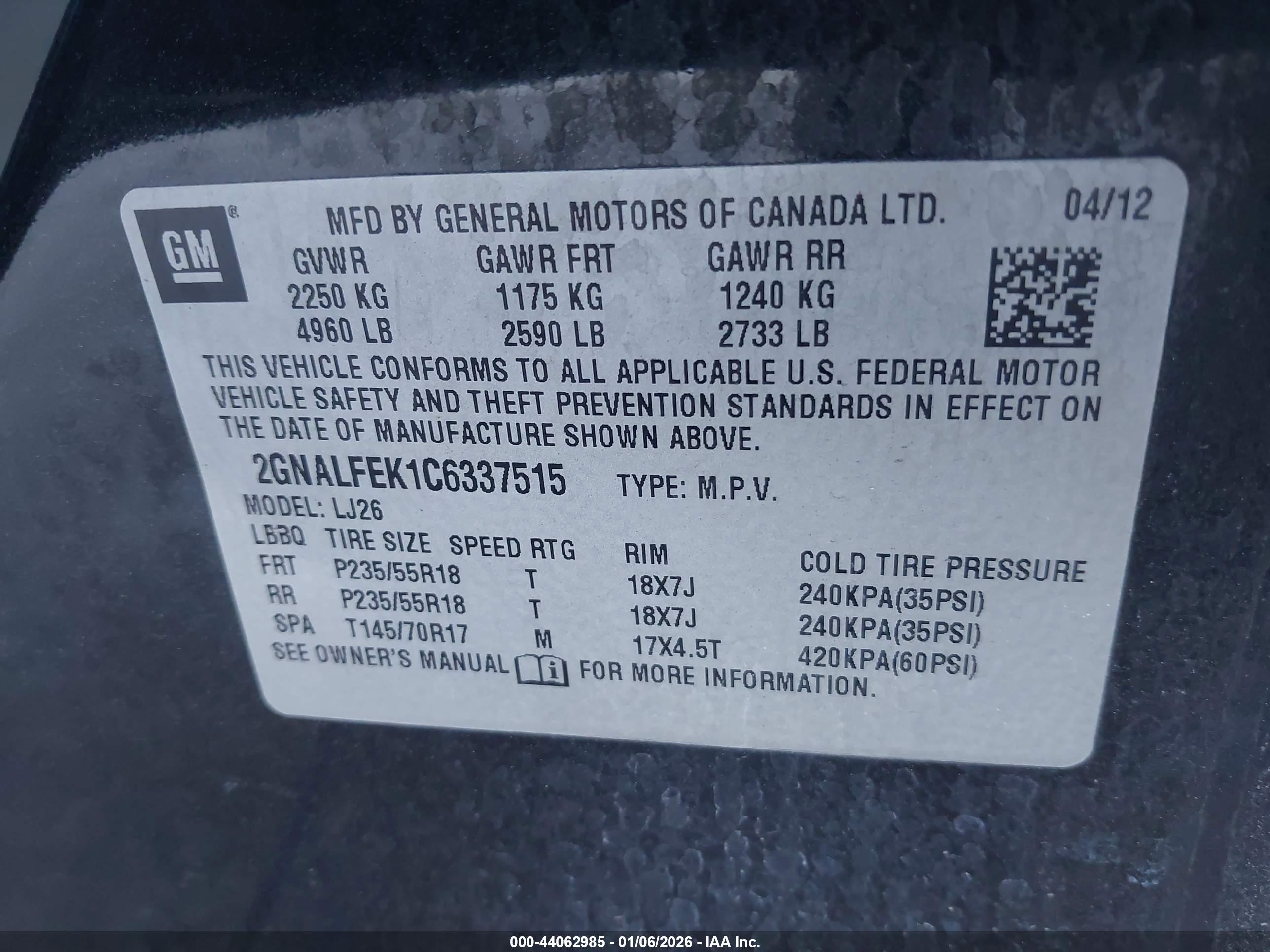 CHEVROLET EQUINOX image 9
